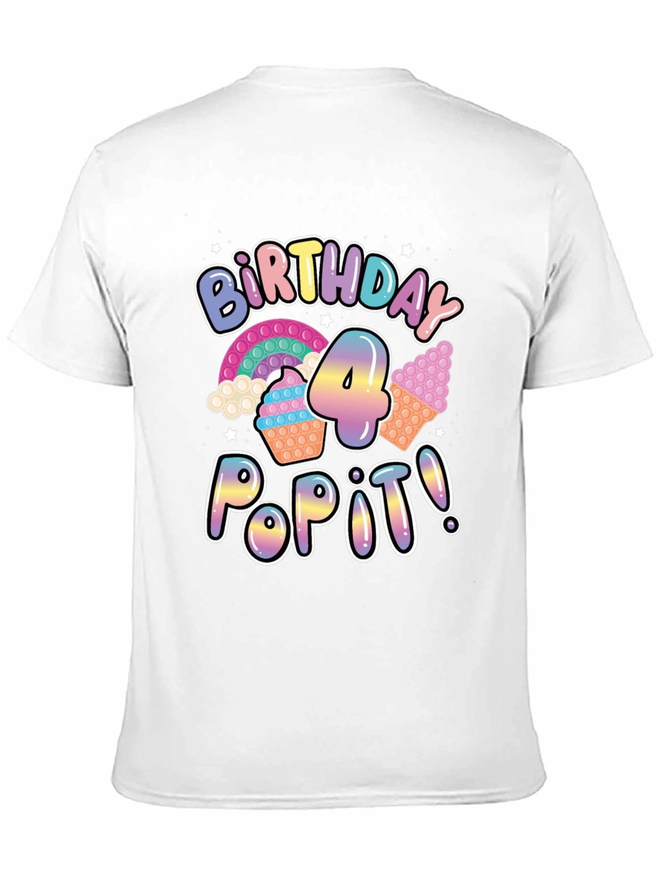 Birthday Pop It! 4 T-Shirt