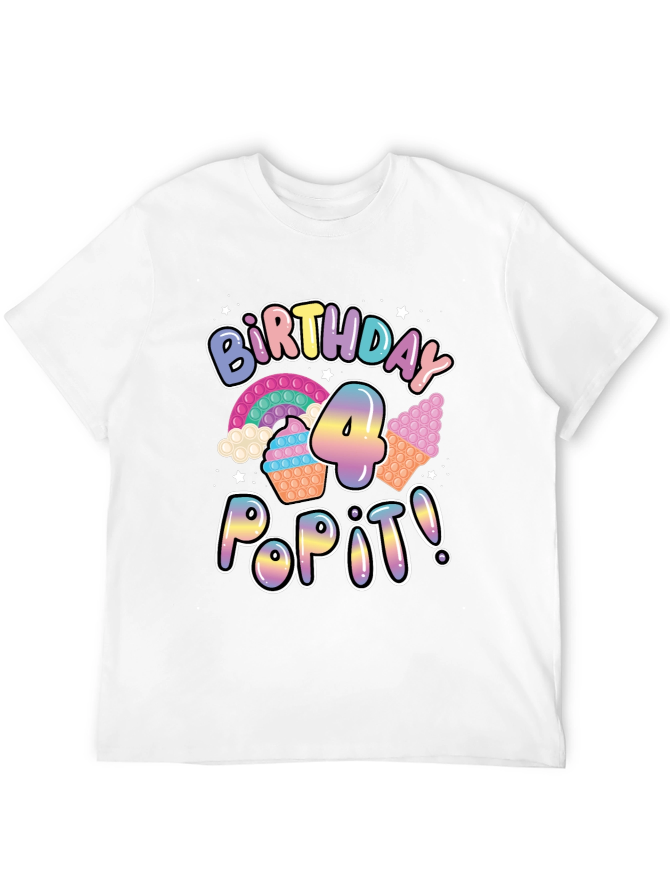 Birthday Pop It! 4 T-Shirt