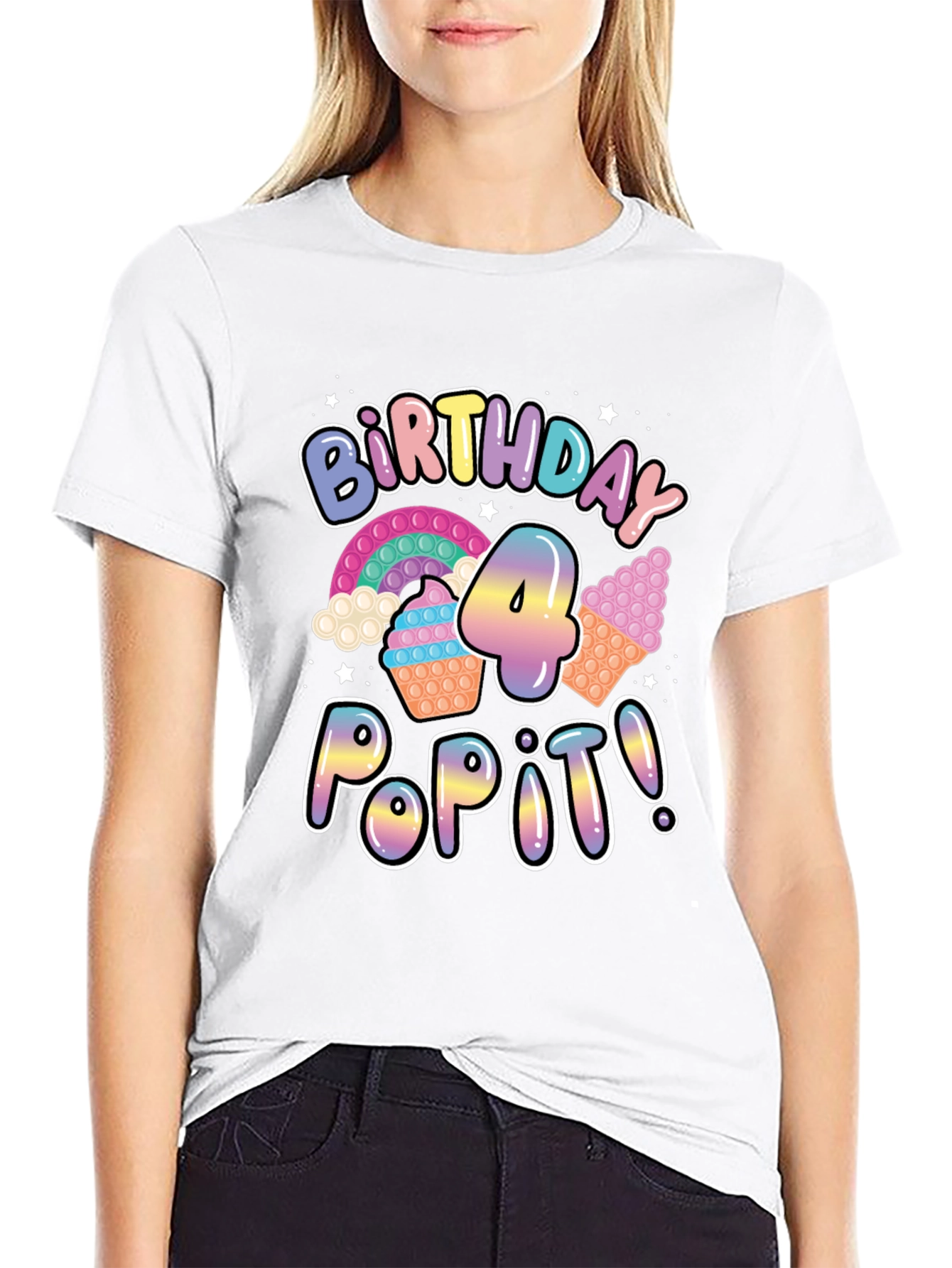 Birthday Pop It! 4 T-Shirt