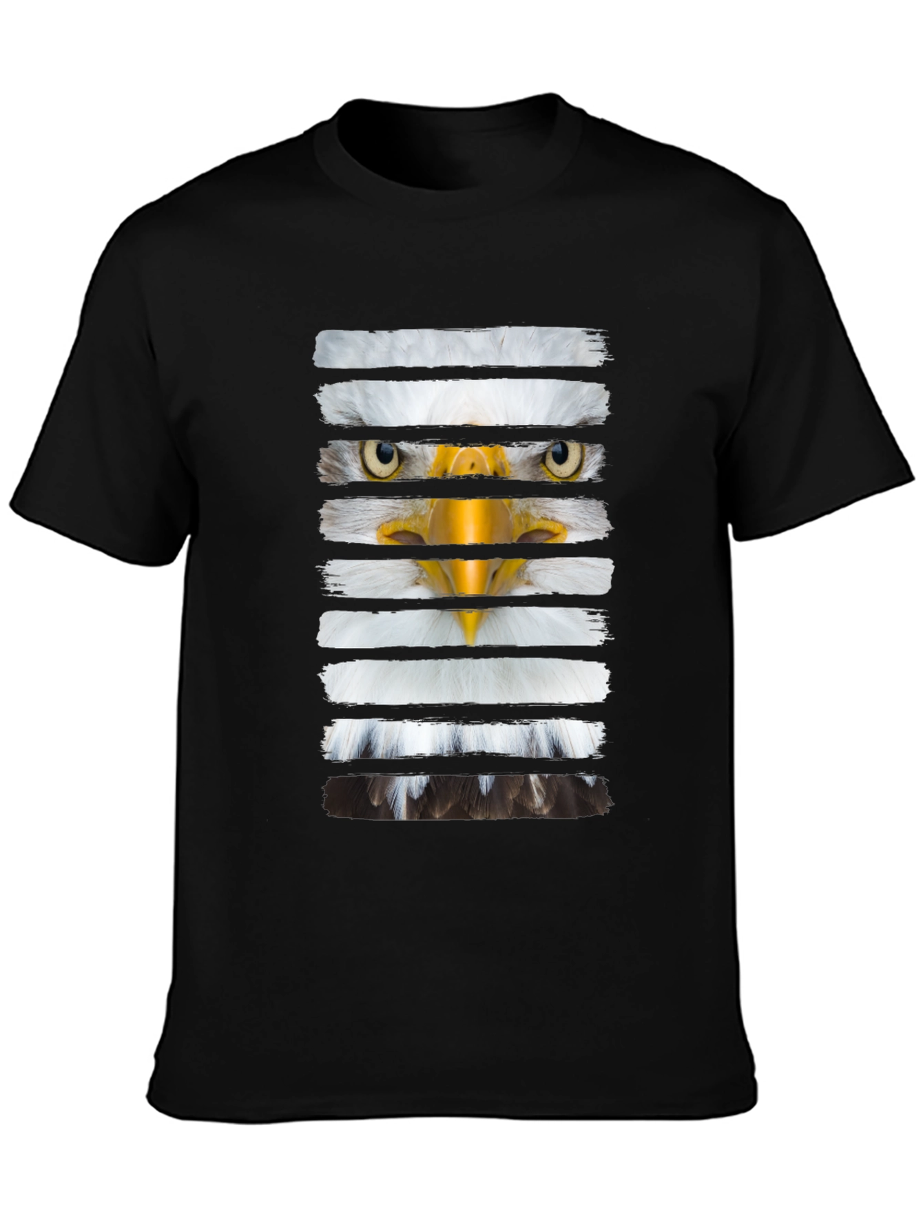 Eagle Stripes Graphic Print Tee