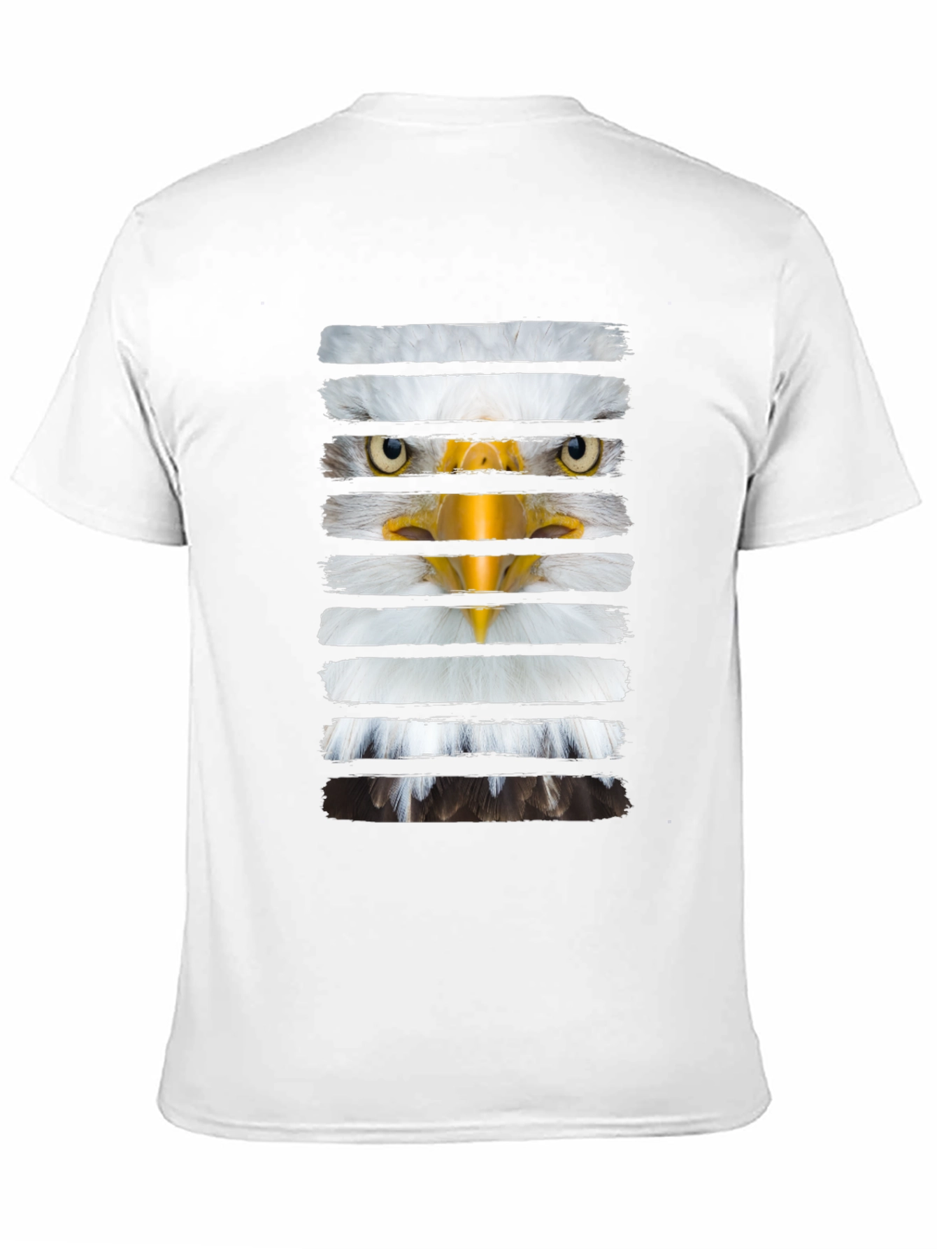 Eagle Stripes Graphic Print Tee