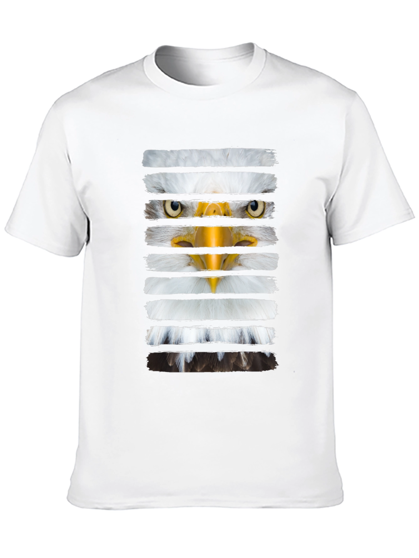 Eagle Stripes Graphic Print Tee