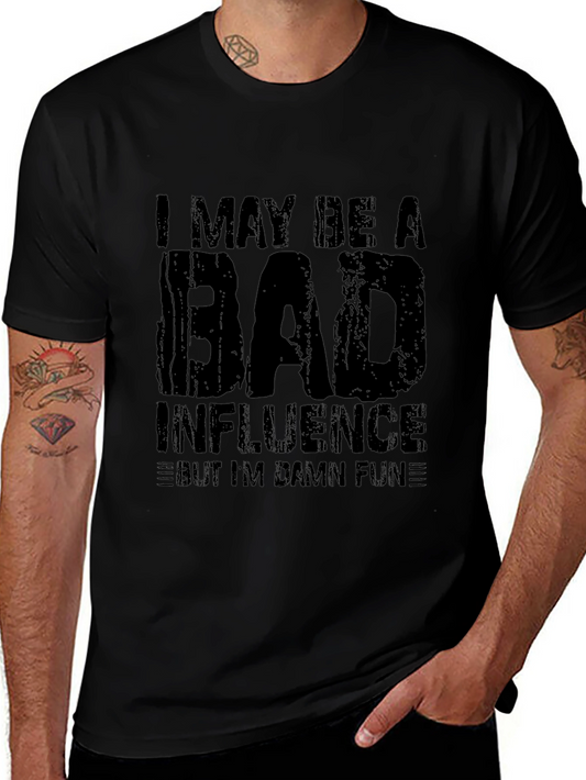 Bad Influence Fun Black T-Shirt