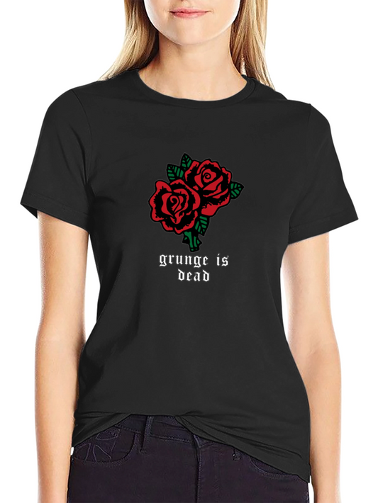 Grunge Is Dead Rose T-Shirt
