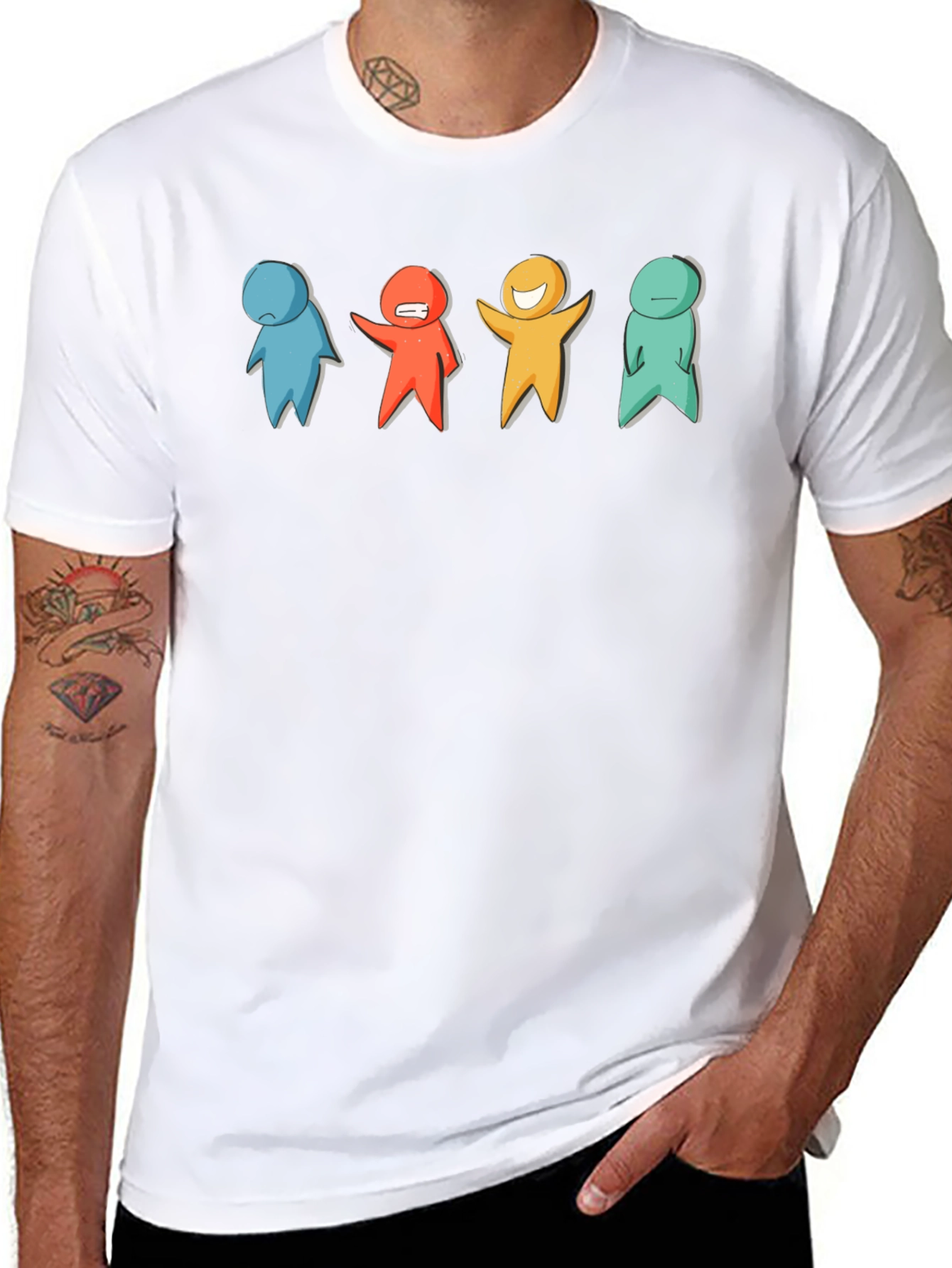 Emotional Figures Graphic Tee
