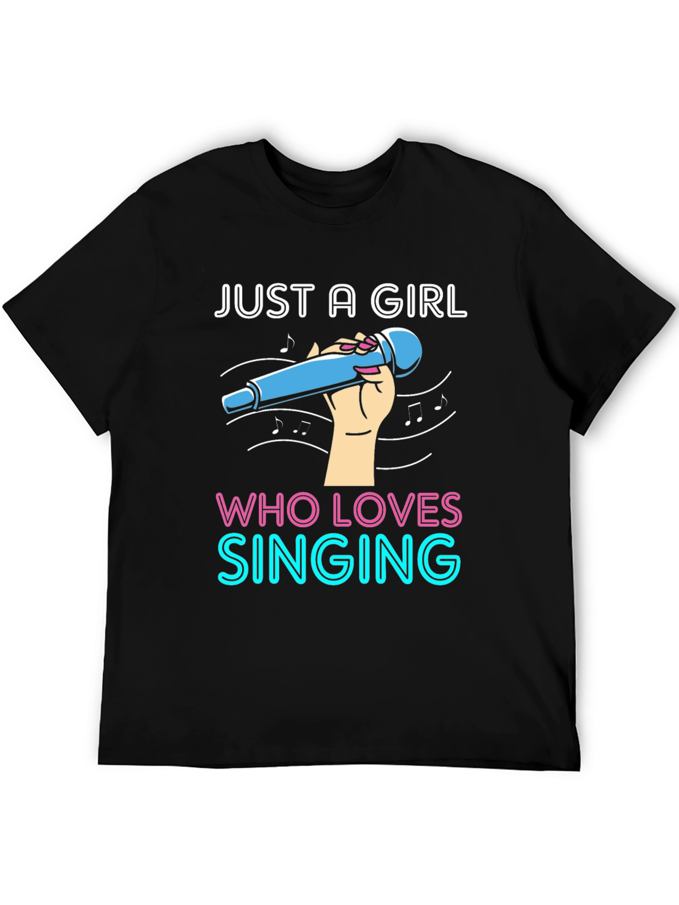 Just a Girl Who Loves Singing T-Shirt
