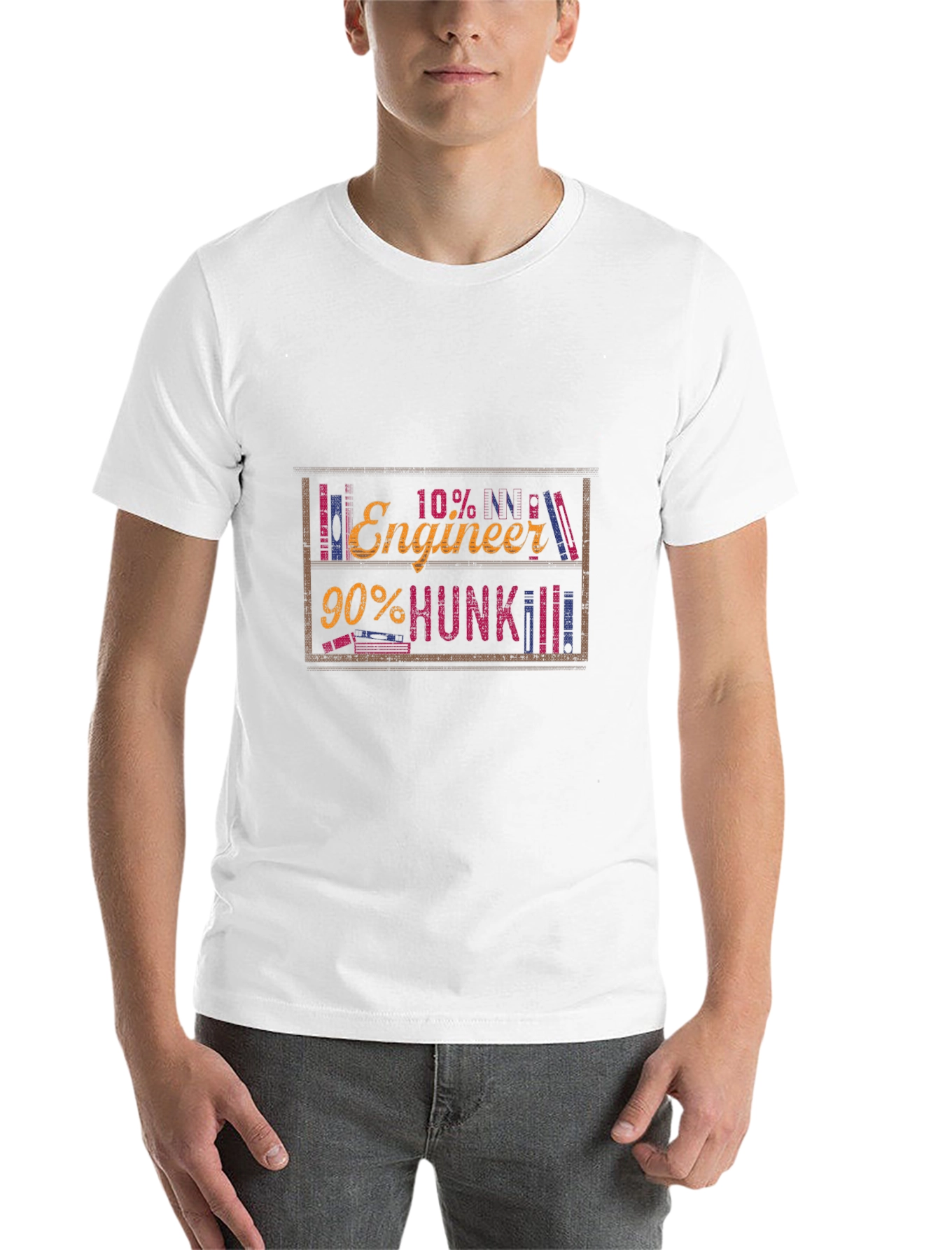 Engineer Hunk Funny Graphic Tee