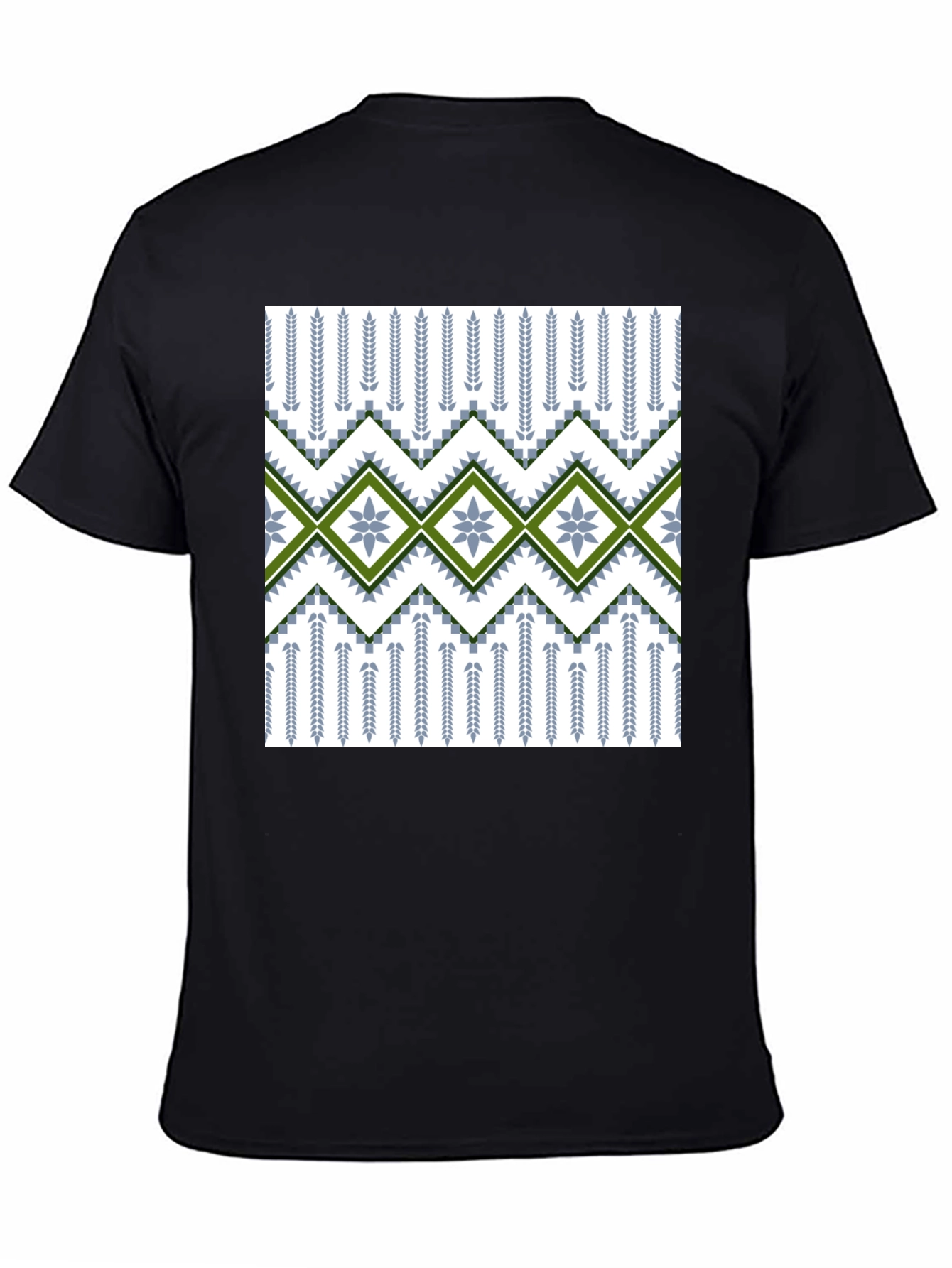 Patterned T-Shirt - Geometric Design