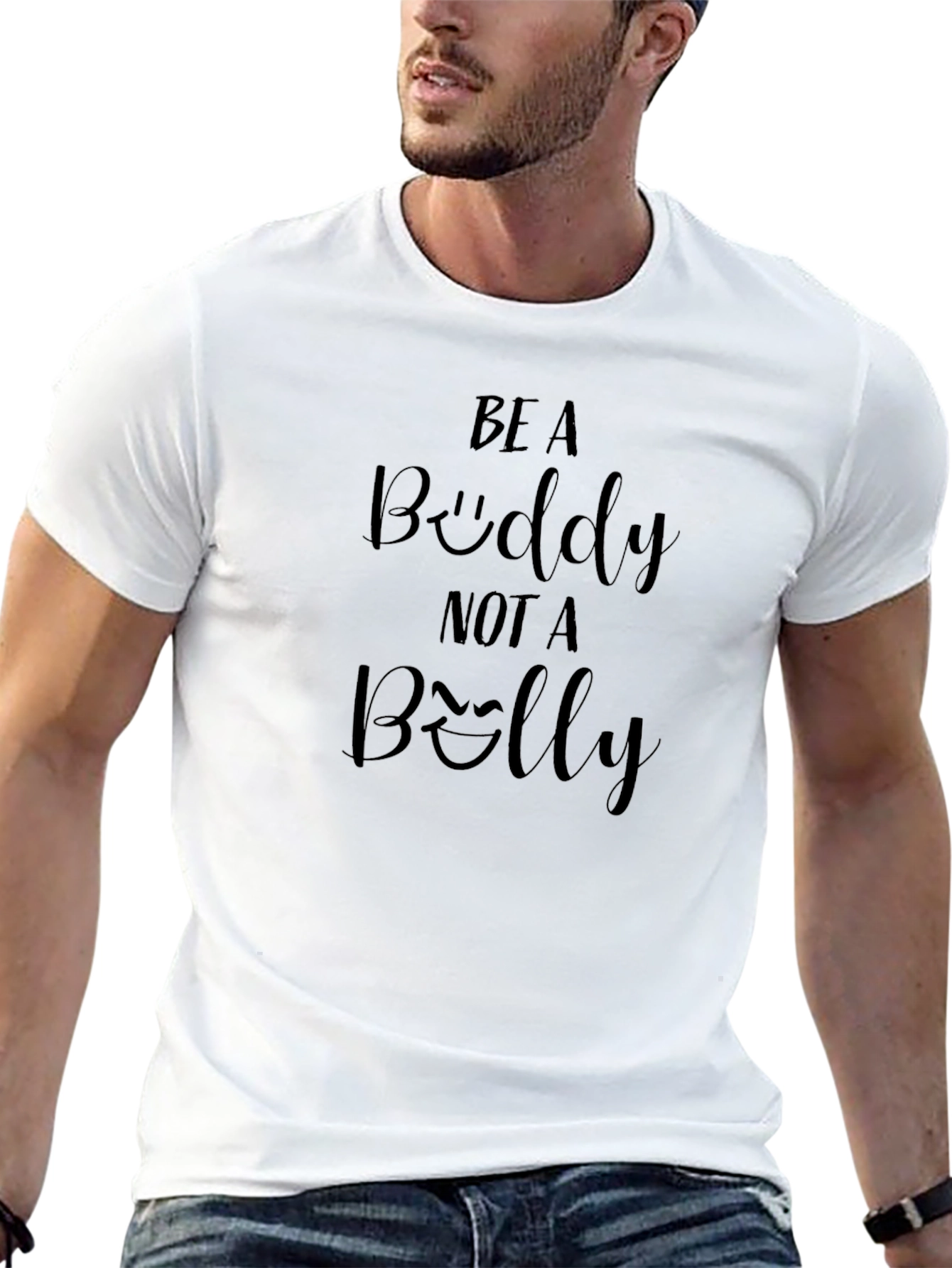 Be a Buddy Not a Belly Graphic Tee