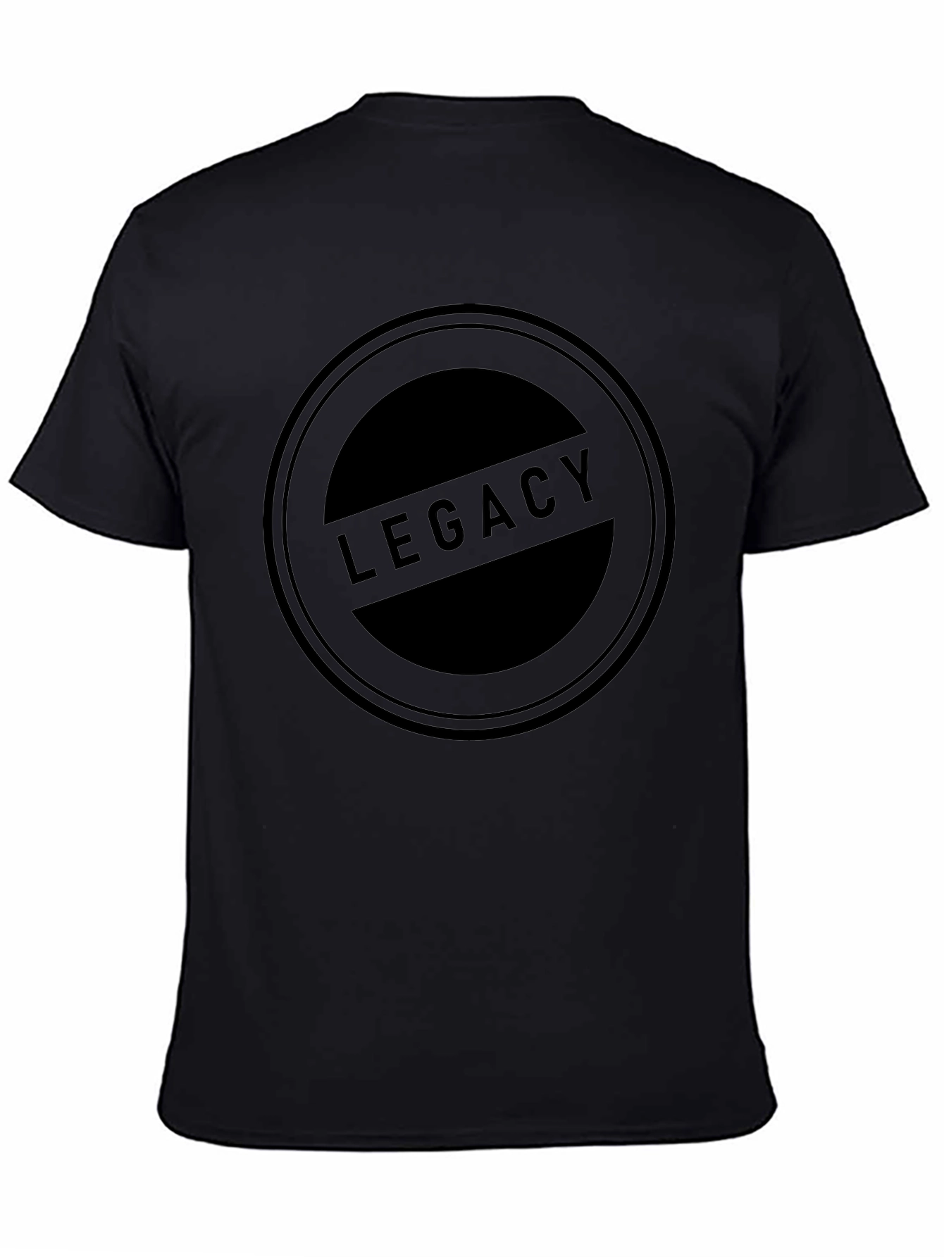 Legacy Graphic Print T-Shirt - Black