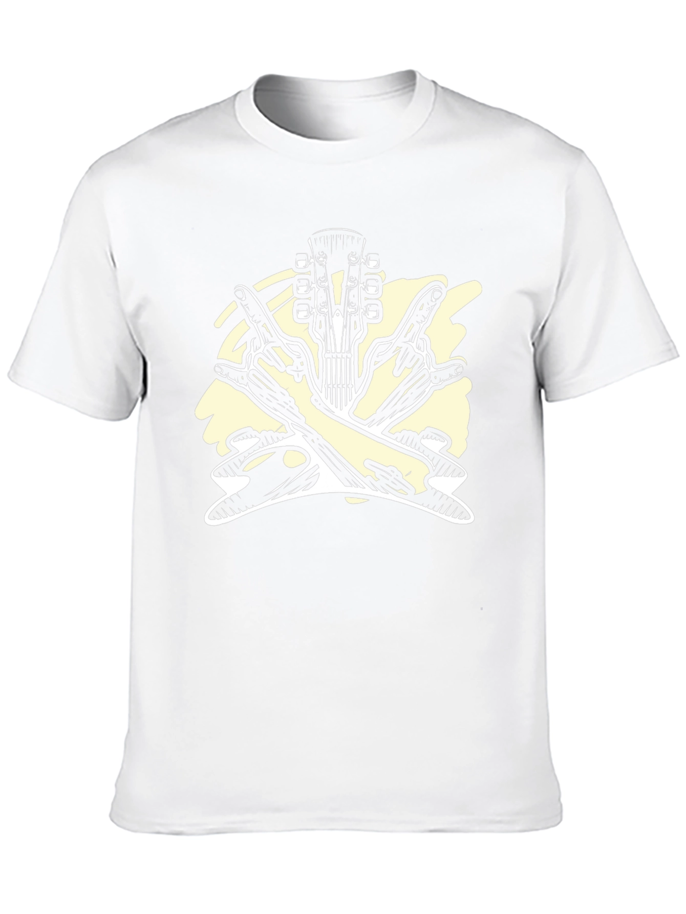 Rock On Guitar T-Shirt - Cool Music Tee