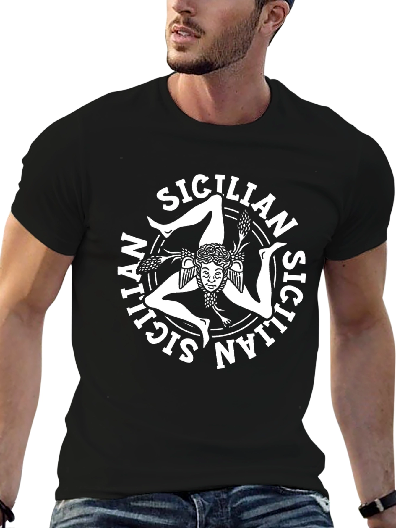 Sicilian Trinacria Symbol T-Shirt