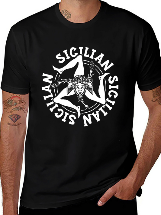 Sicilian Trinacria Symbol T-Shirt