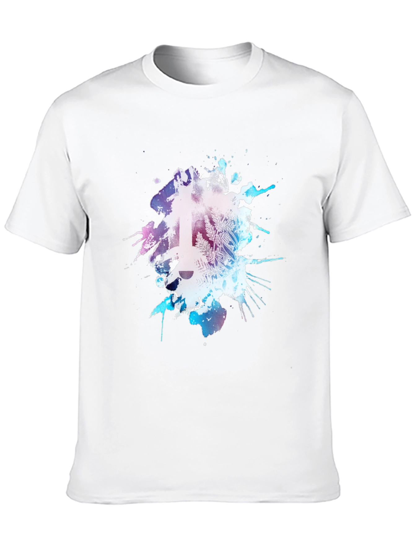 Abstract Guitar Graphic Tee - Mens Black T-Shirt