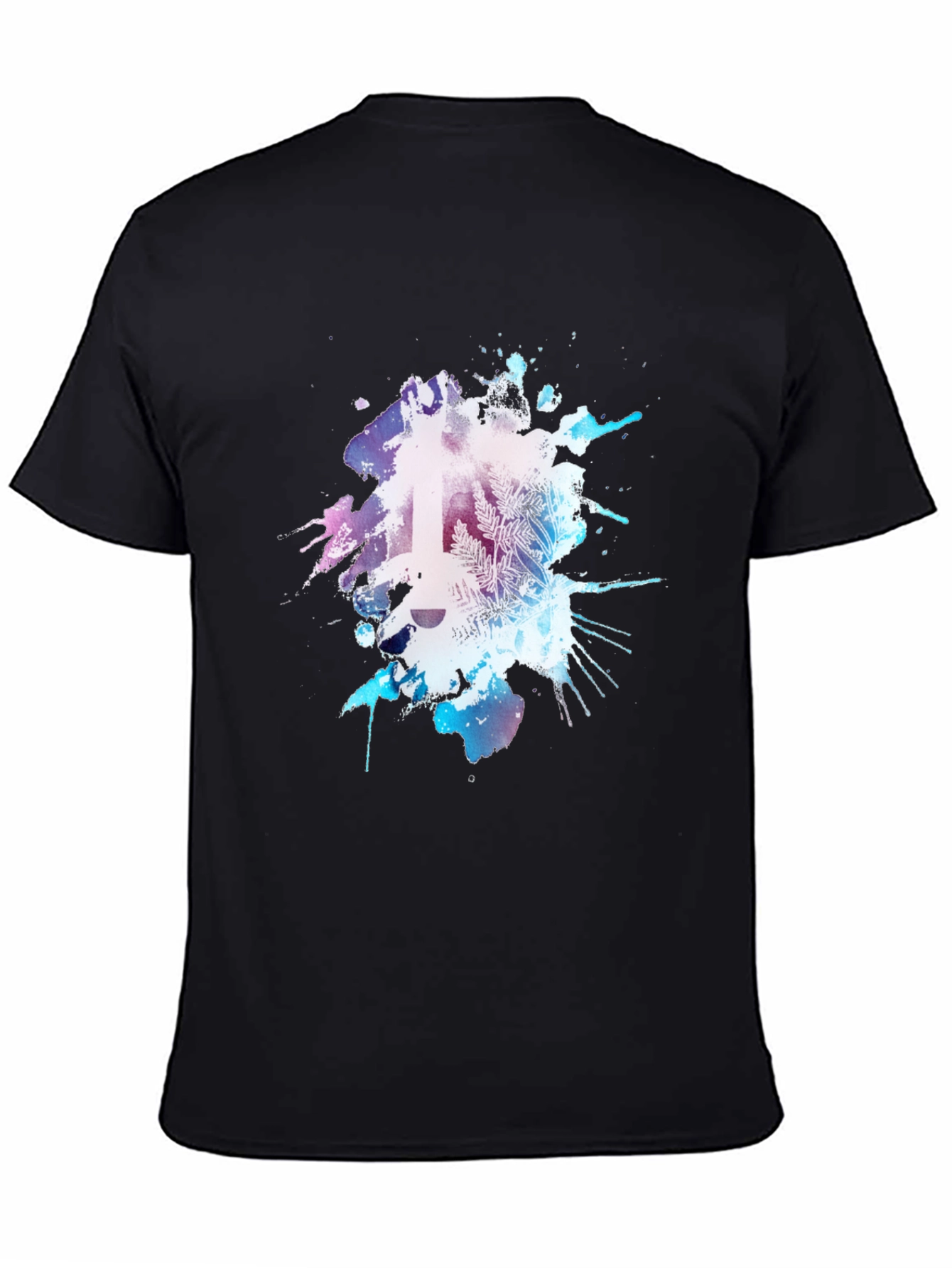 Abstract Guitar Graphic Tee - Mens Black T-Shirt