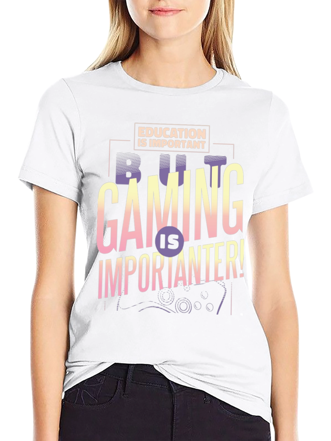 Gaming is Importanter T-Shirt - Gamer Gift