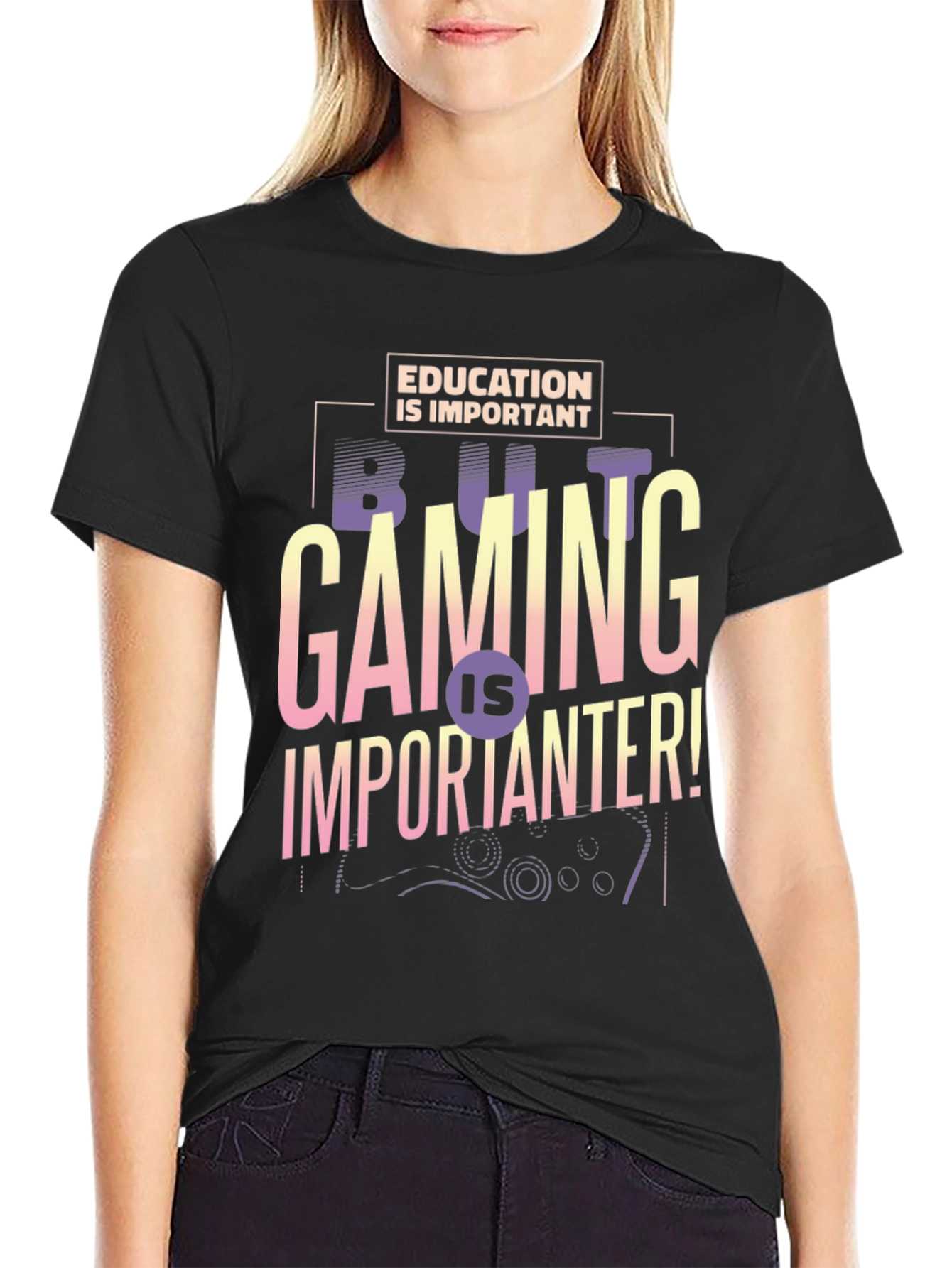 Gaming is Importanter T-Shirt - Gamer Gift