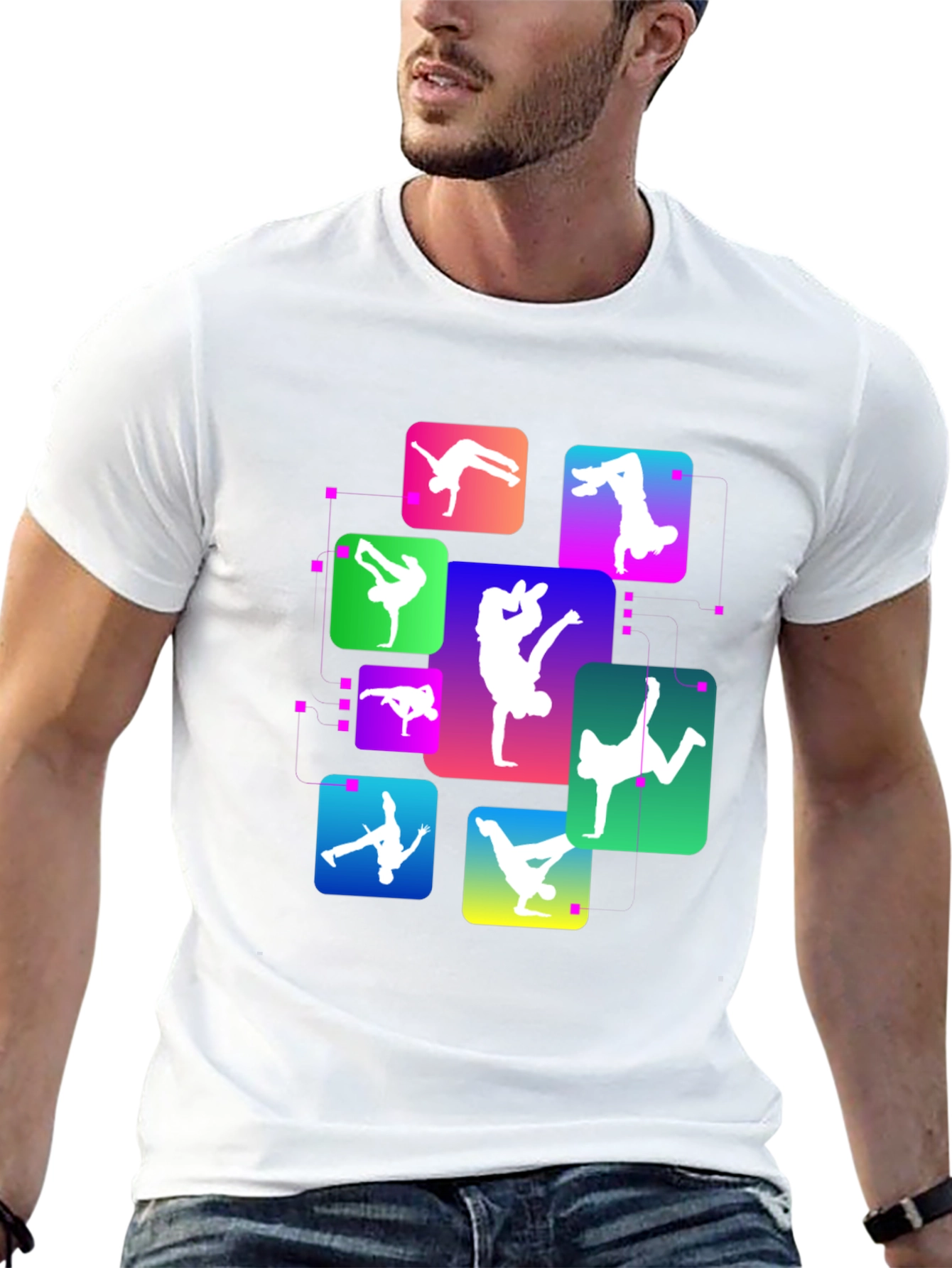 Breakdance Graphic Black T-Shirt