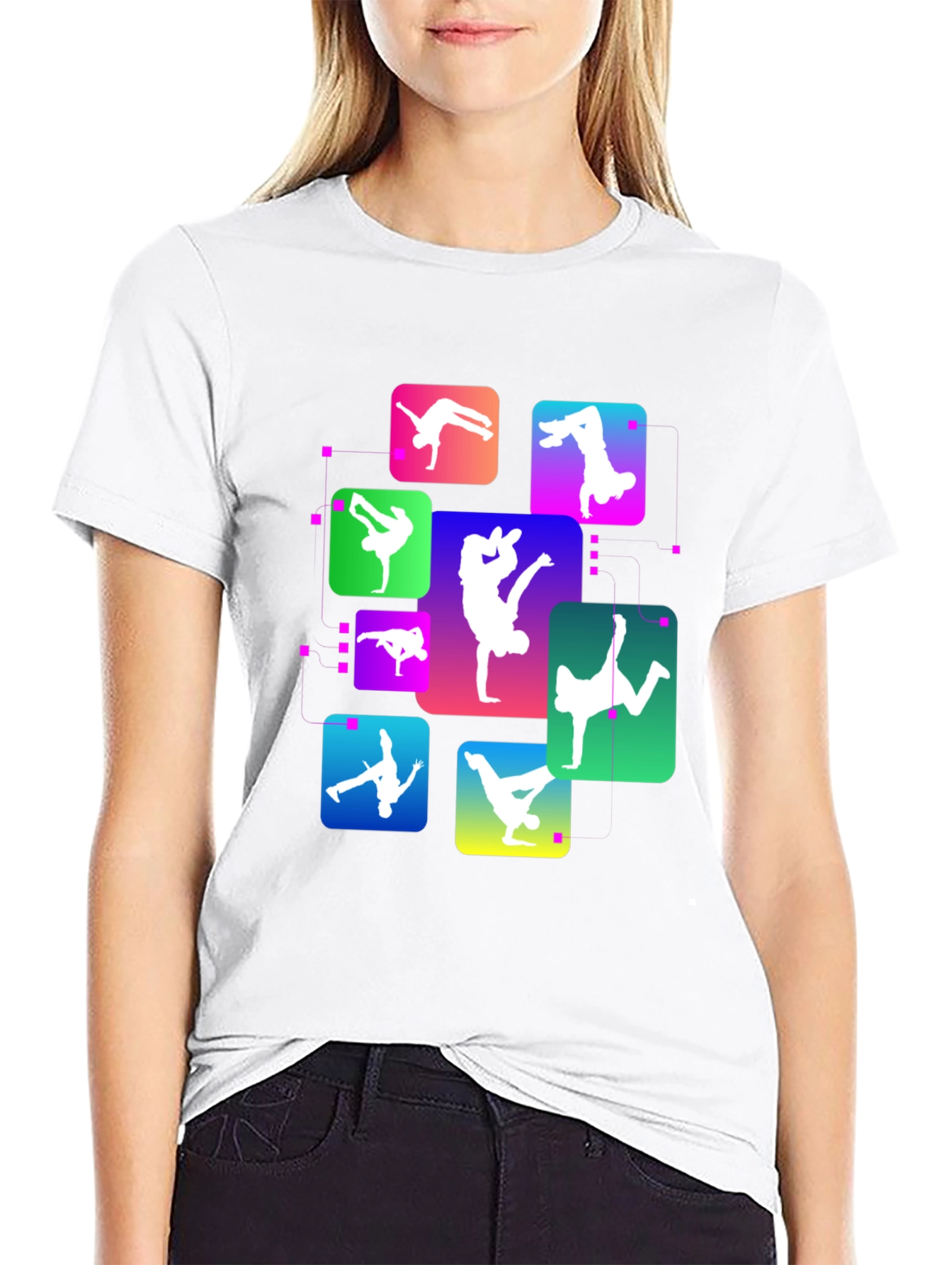 Breakdance Graphic Black T-Shirt