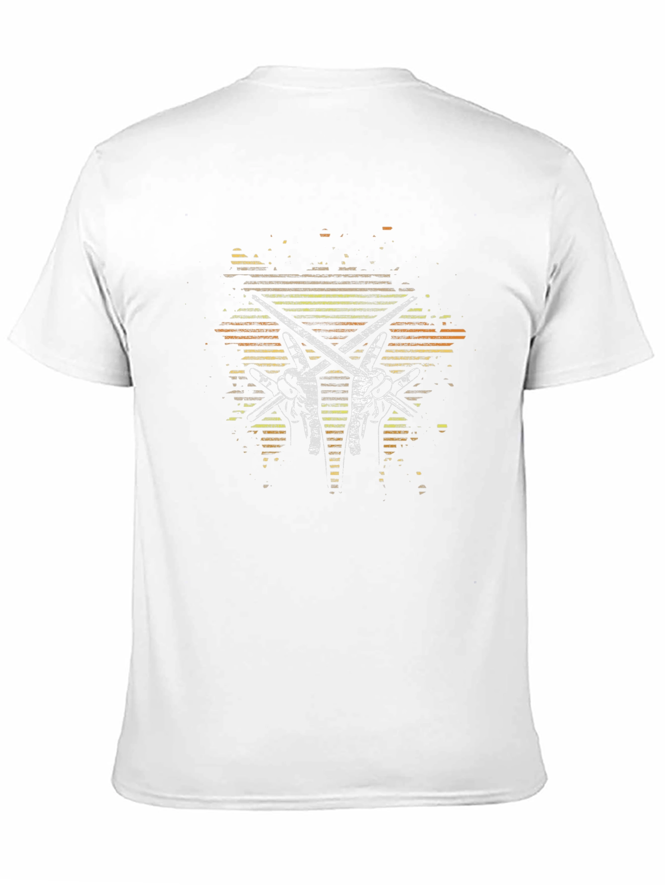 Drummers Rock Hand T-Shirt - Black