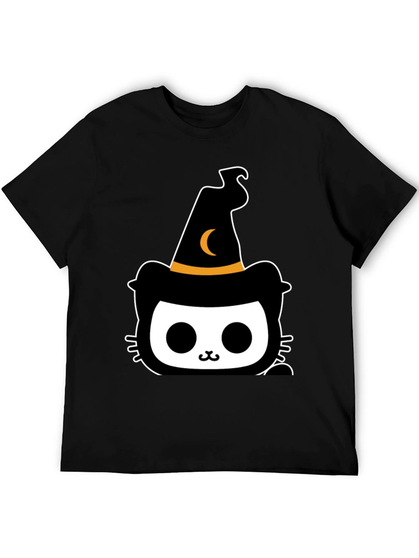 Halloween Cat Witch T-Shirt - Spooky Cute Tee