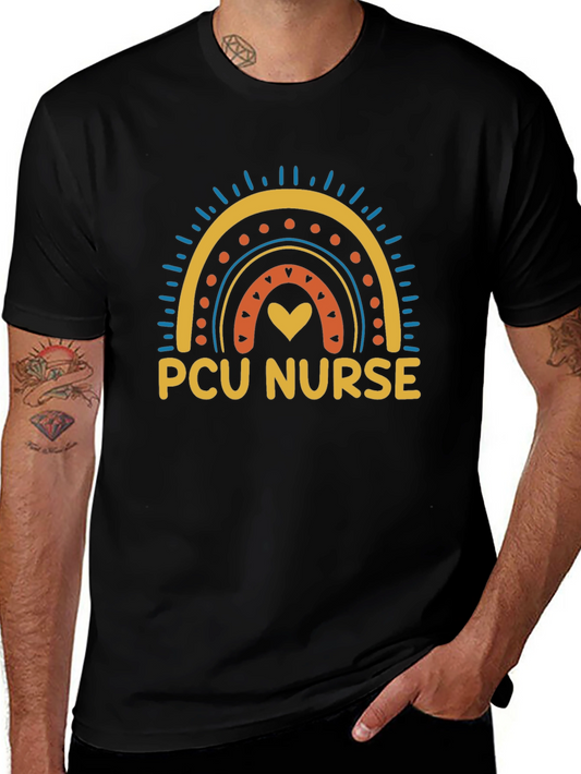 PCU Nurse Rainbow Graphic T-Shirt