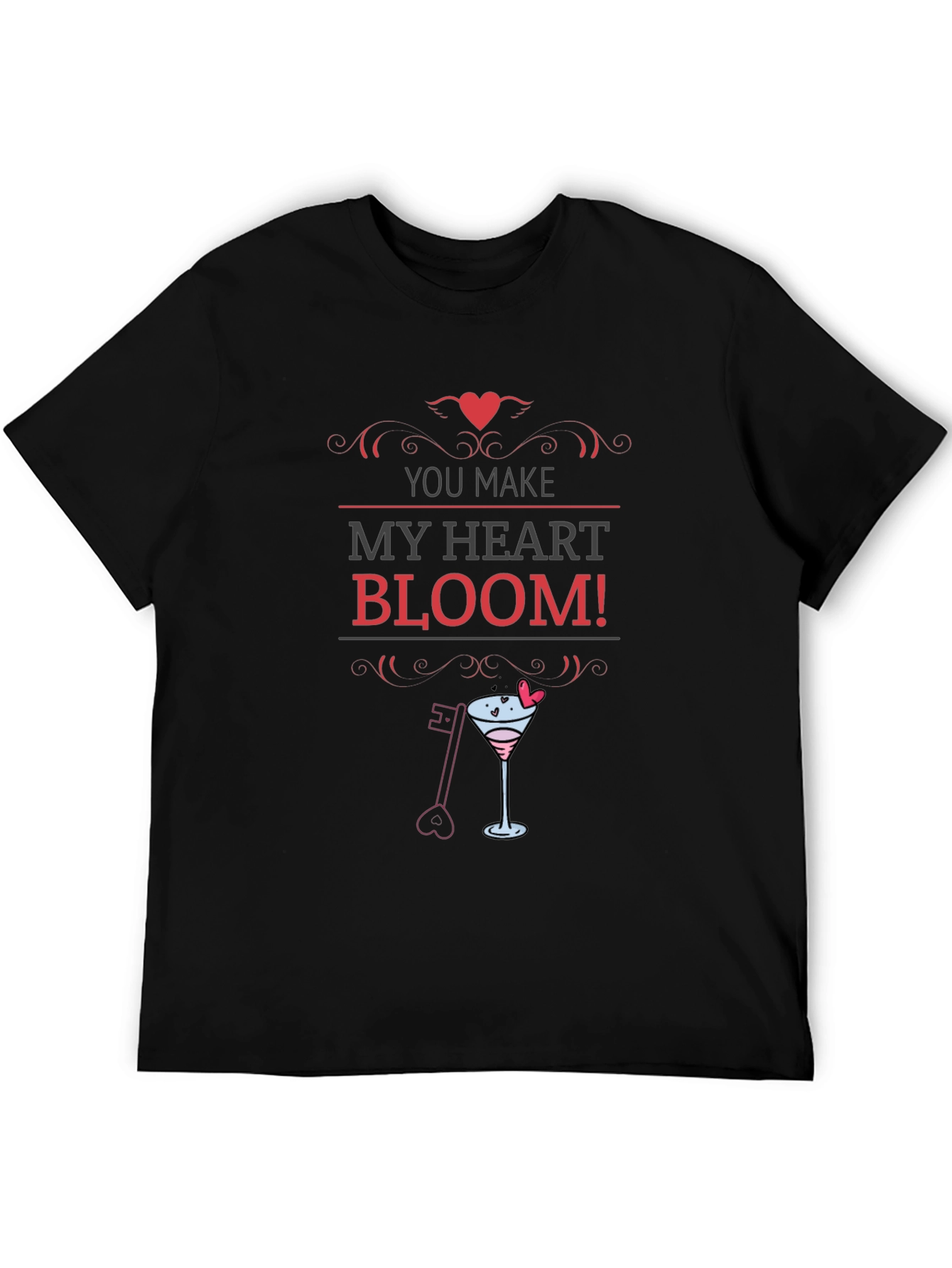 You Make My Heart Bloom Valentines T-Shirt