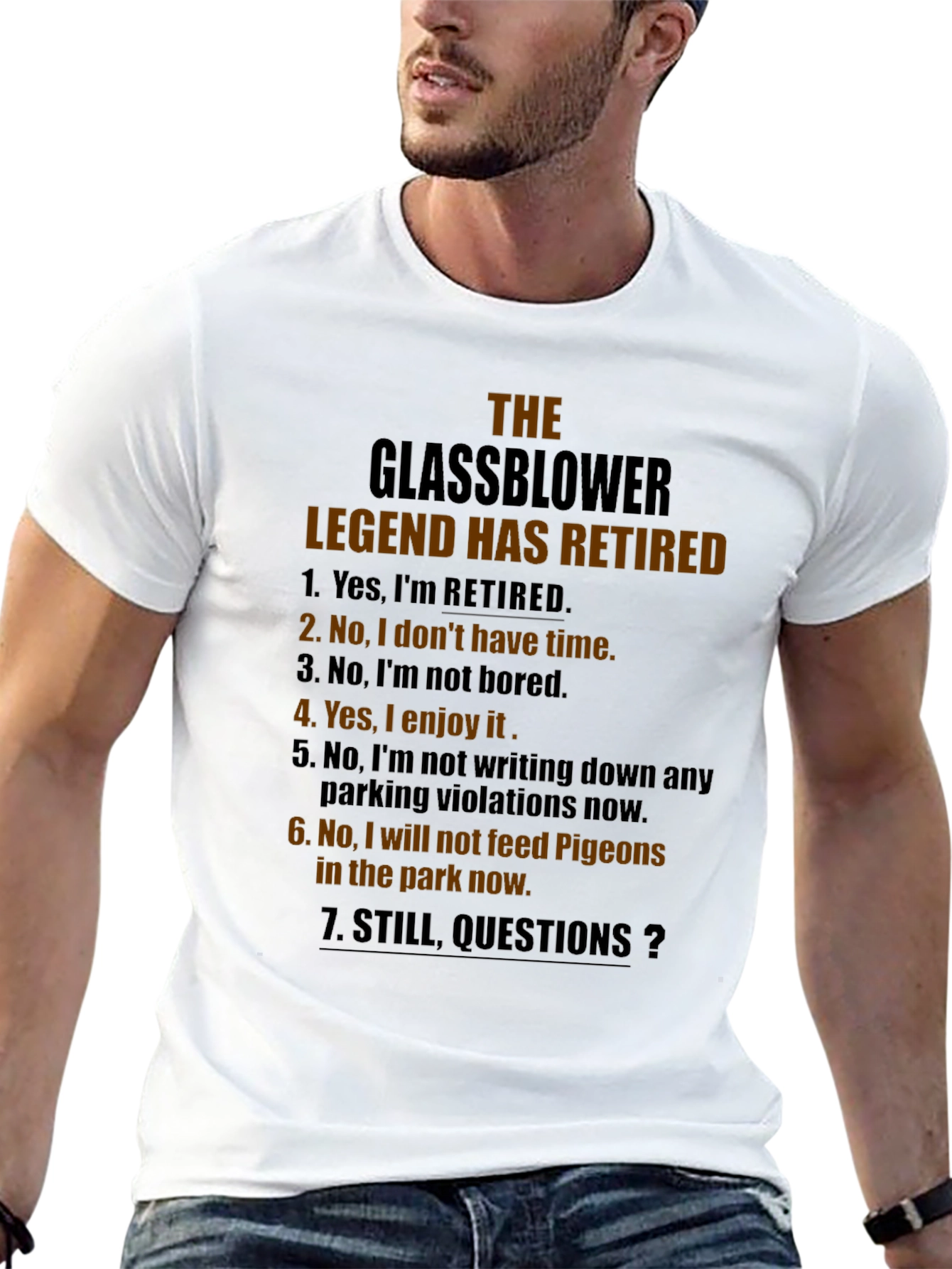 Retired Glassblower Legend T-Shirt
