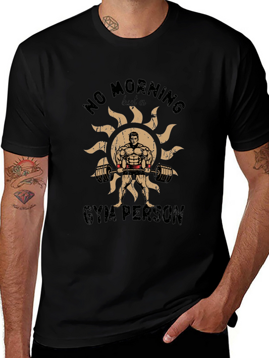 Gym Person Graphic T-Shirt