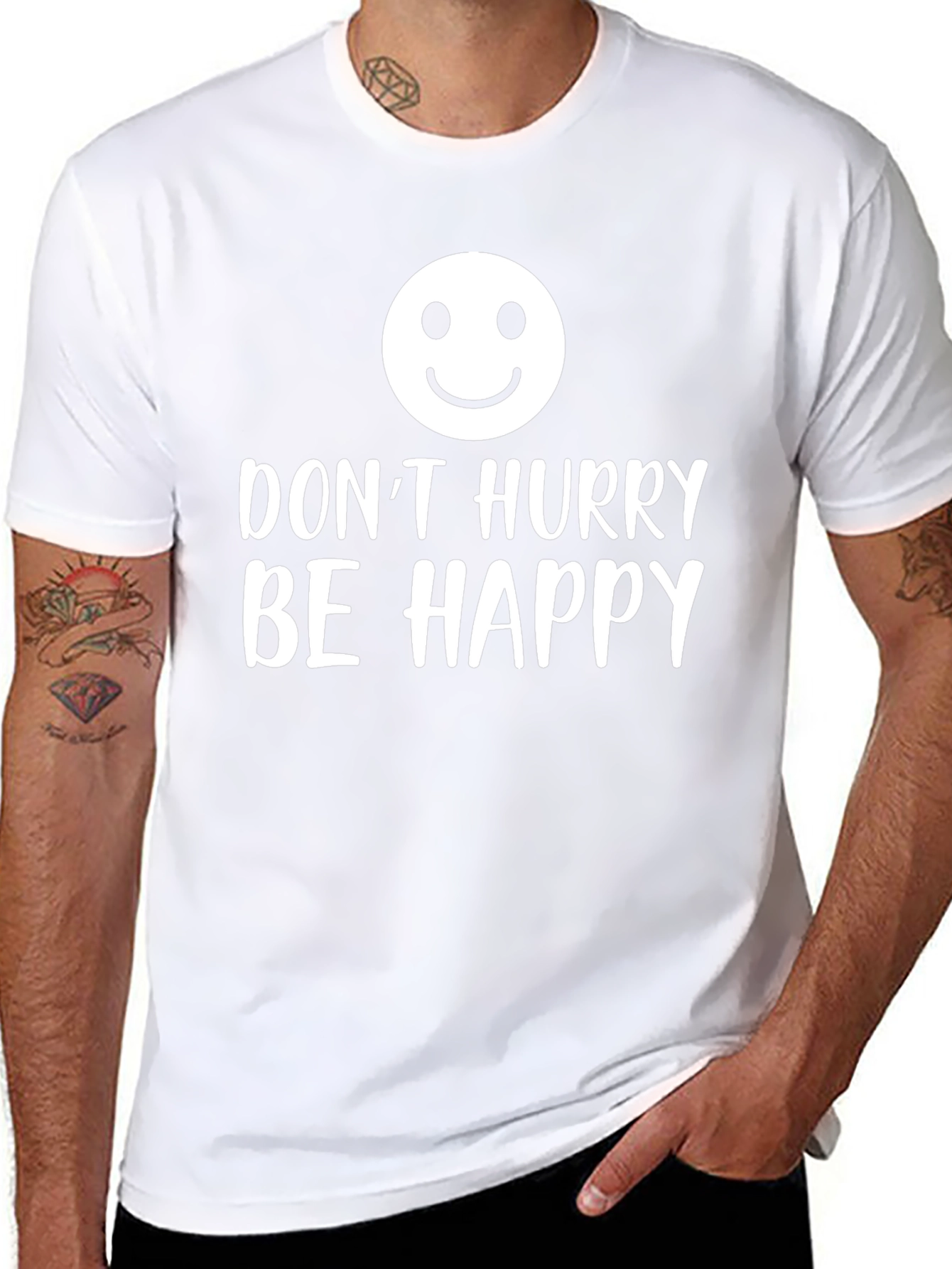 Dont Hurry Be Happy Graphic T-Shirt