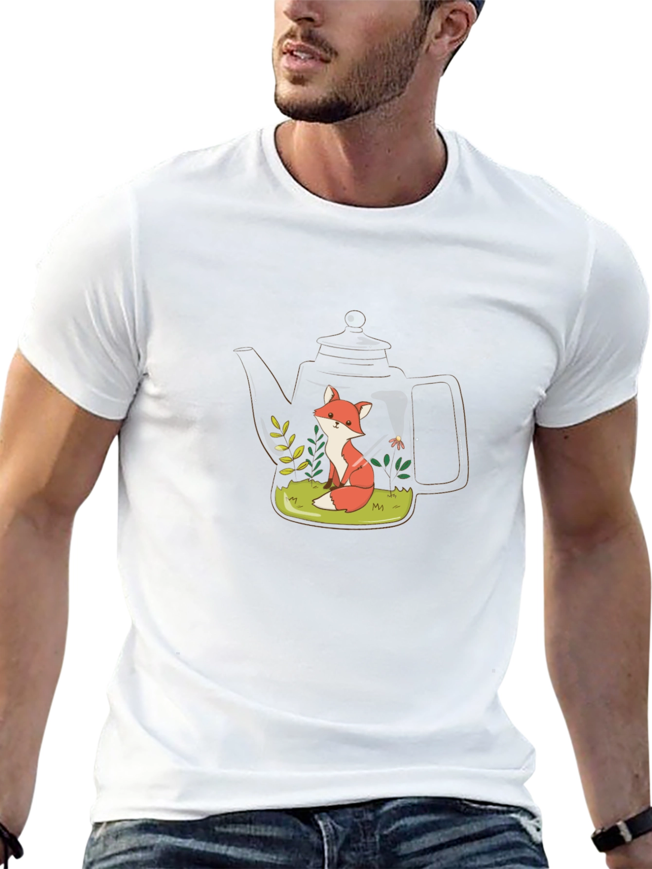 Fox Teapot Graphic Tee
