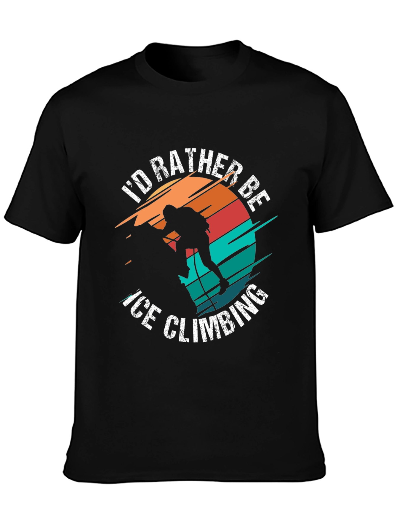 Ice Climbing Graphic T-Shirt for Adventurers