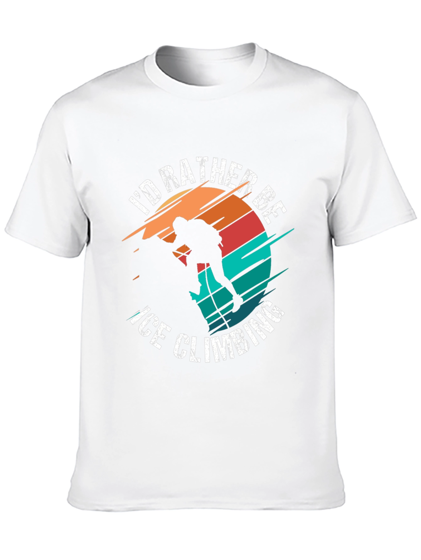 Ice Climbing Graphic T-Shirt for Adventurers
