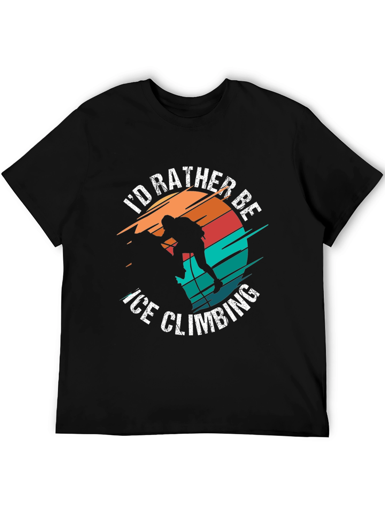 Ice Climbing Graphic T-Shirt for Adventurers