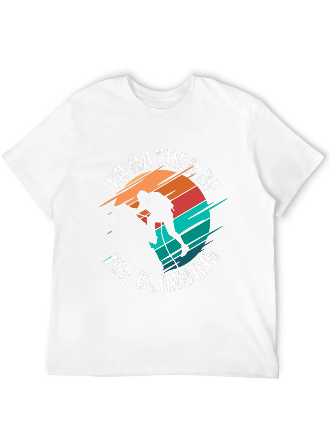 Ice Climbing Graphic T-Shirt for Adventurers