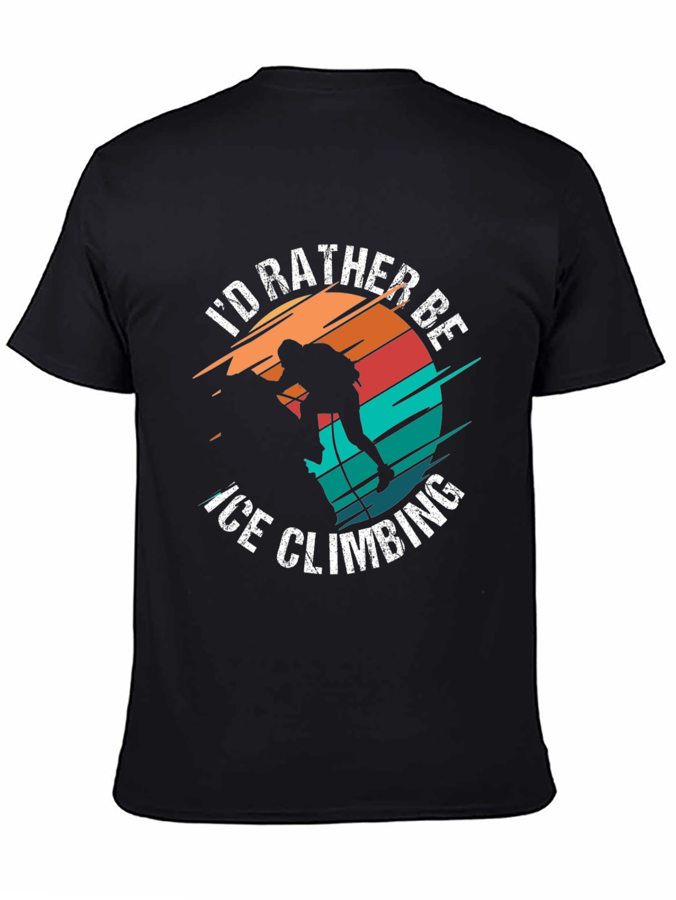 Ice Climbing Graphic T-Shirt for Adventurers