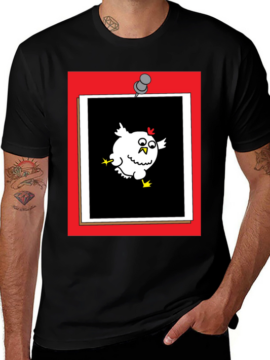 Cartoon Chicken Bulletin Board T-Shirt