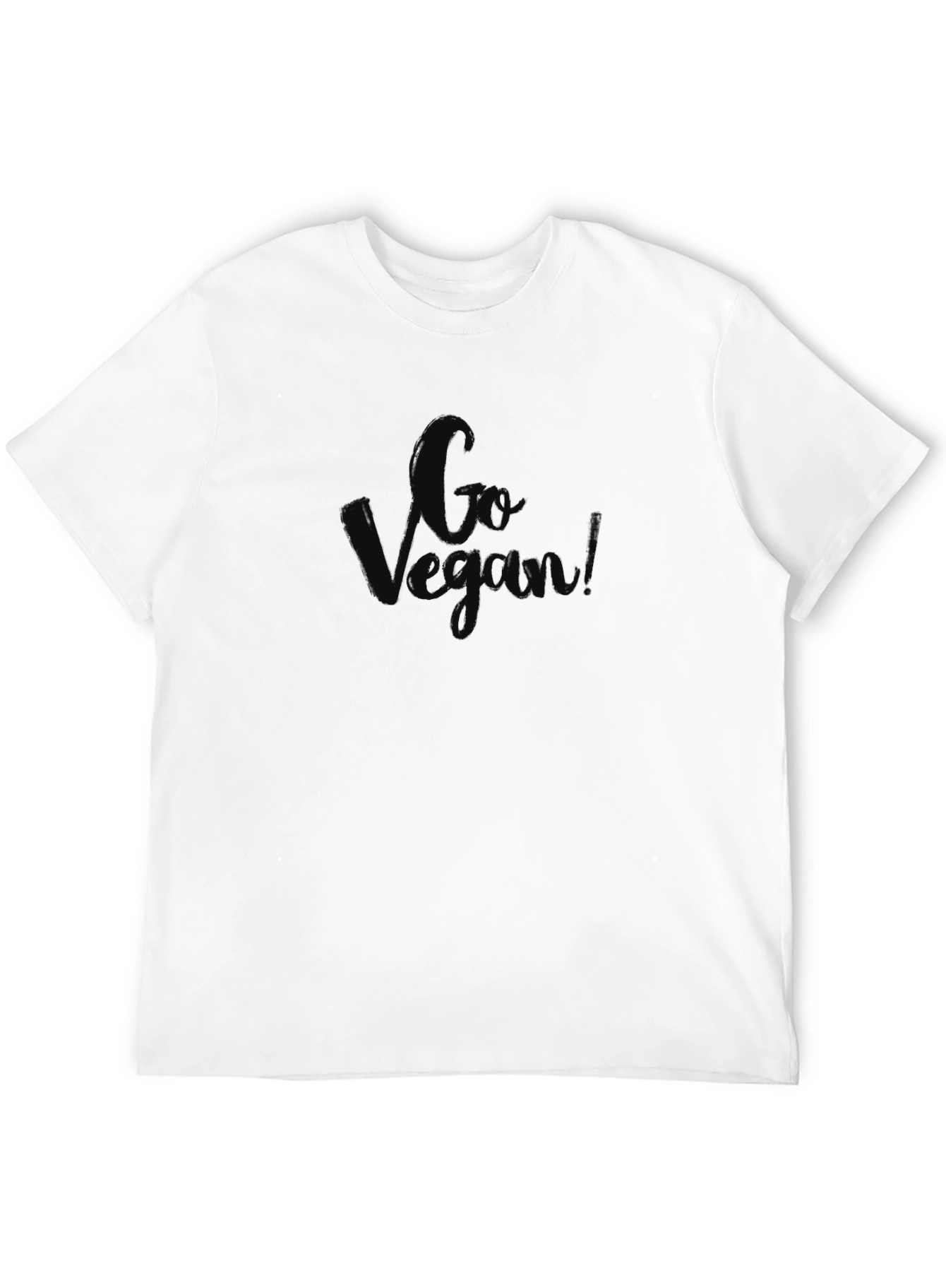 Go Vegan Black T-Shirt - Stylish & Comfortable