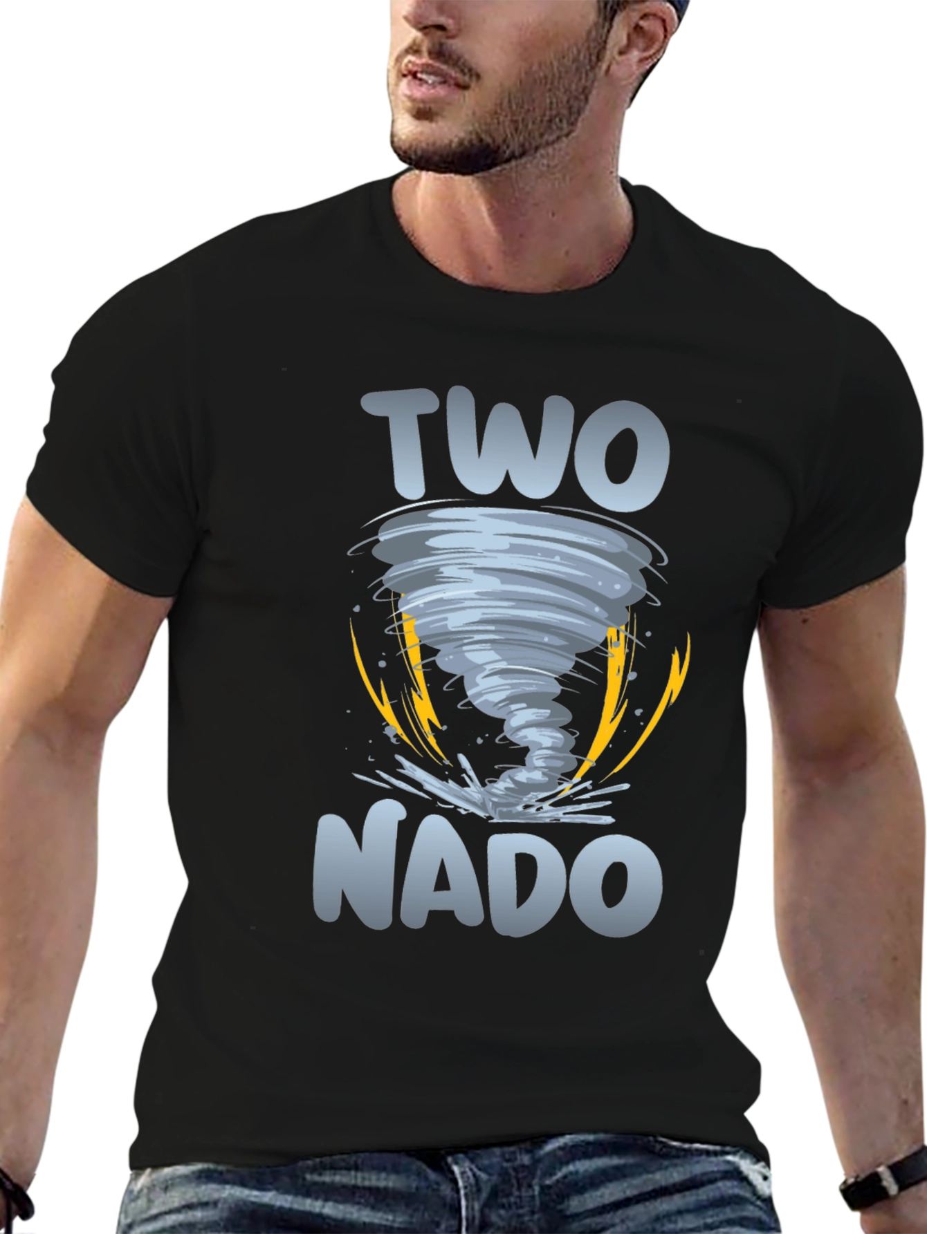 Two-nado Graphic Tee - Tornado 2nd Birthday Shirt