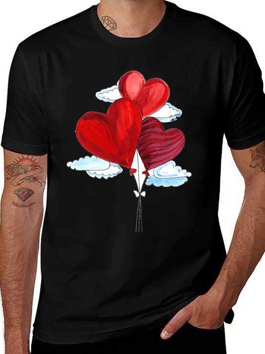 Heart Balloons Valentines T-Shirt
