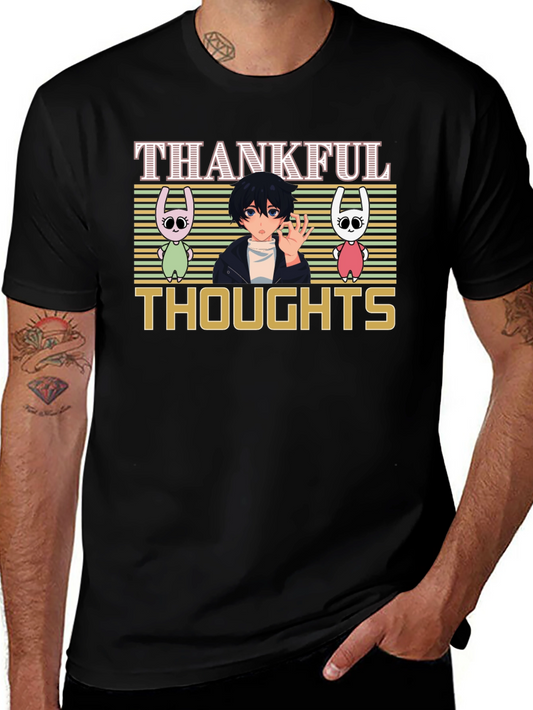 Thankful Thoughts Anime Graphic T-Shirt