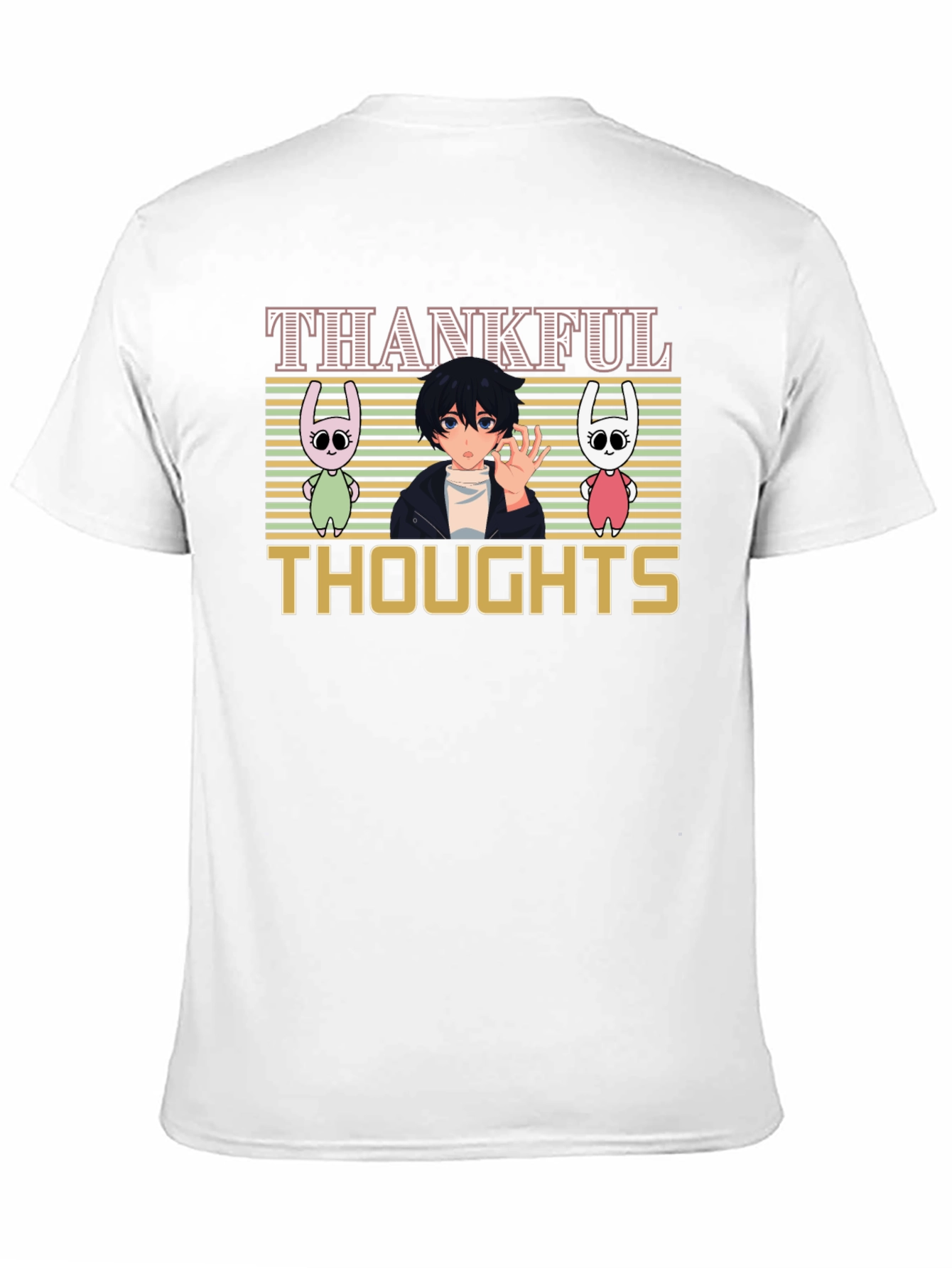 Thankful Thoughts Anime Graphic T-Shirt