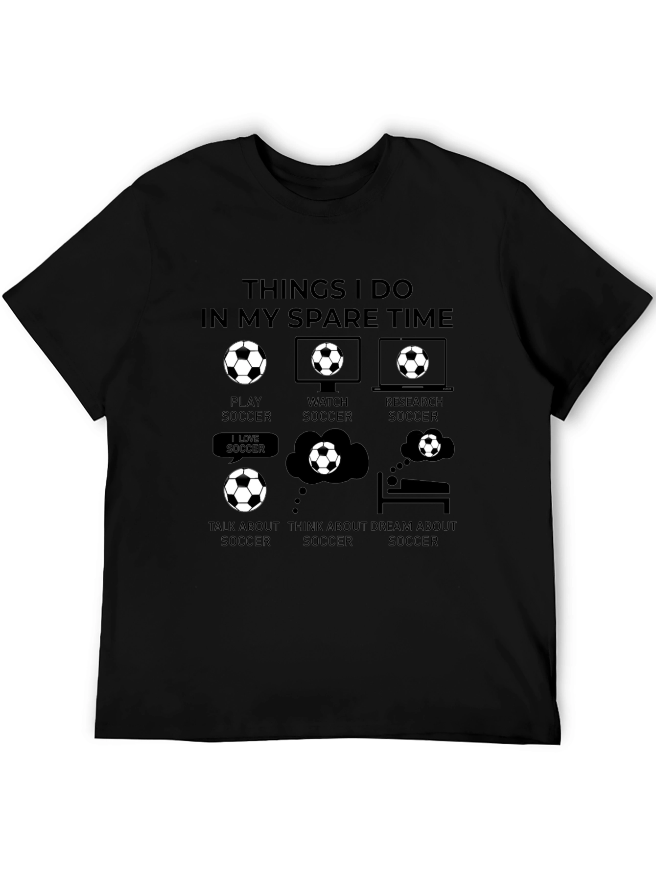 Soccer Lover T-Shirt - Spare Time Activities Graphic Tee