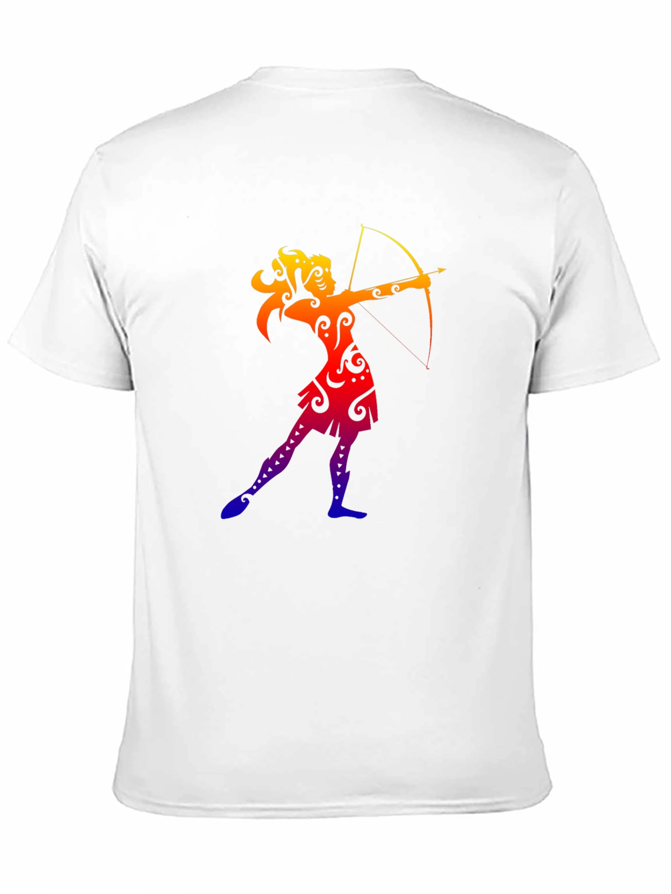 Archer Graphic Tee - Black Casual T-Shirt