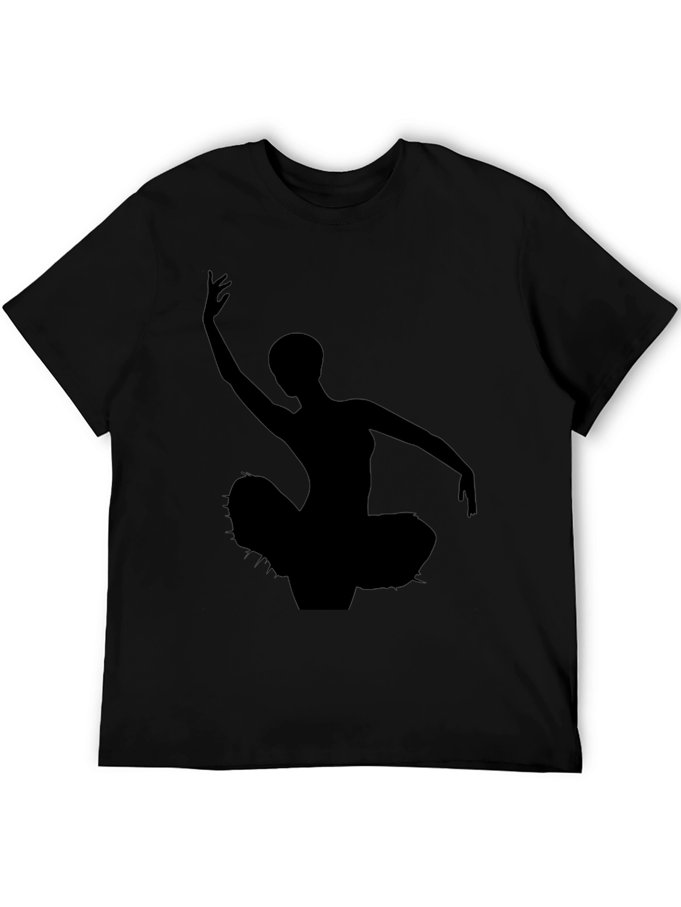 Ballerina Graphic T-Shirt - Black