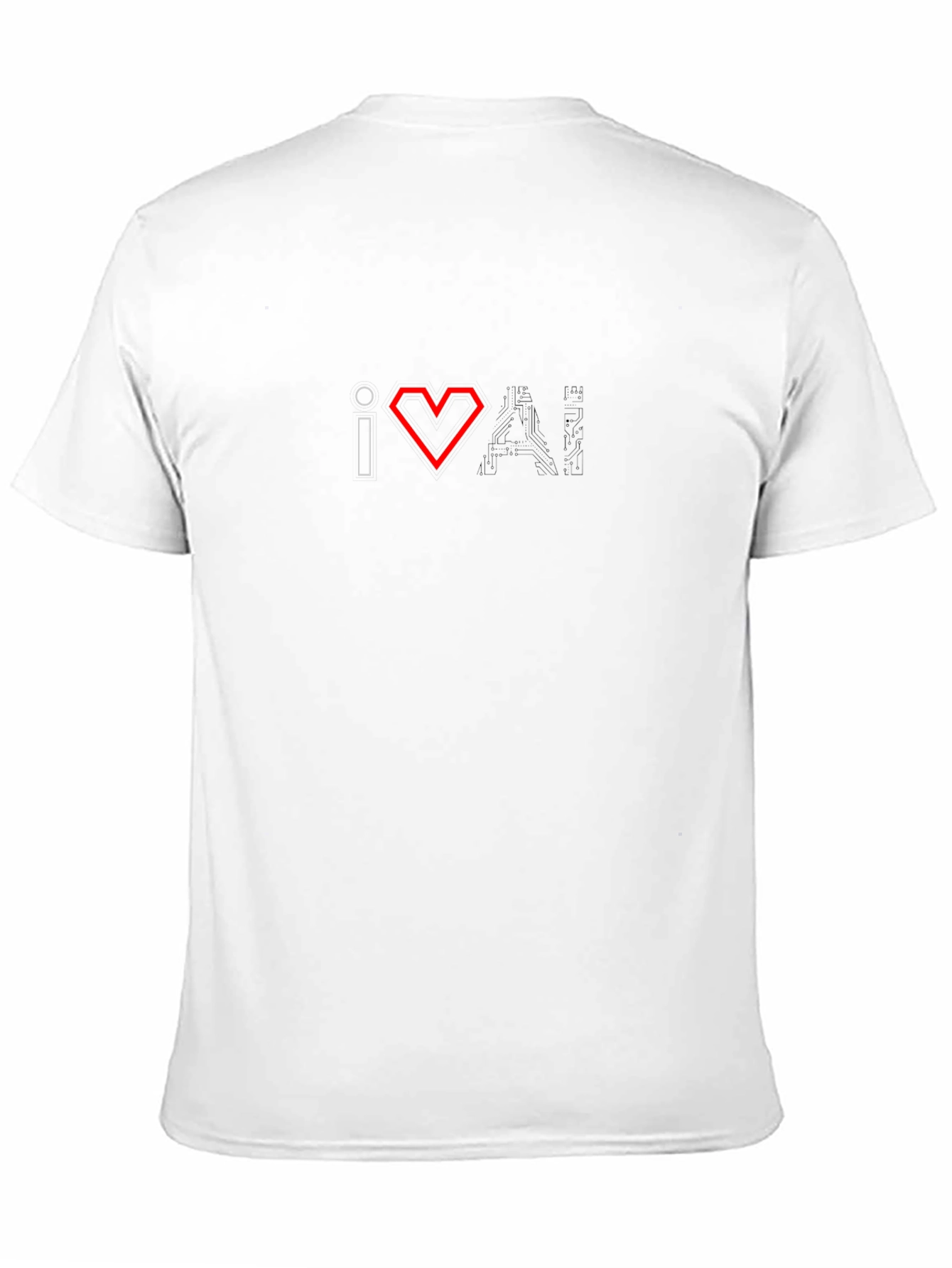I Love AI T-Shirt - Tech Enthusiast Tee