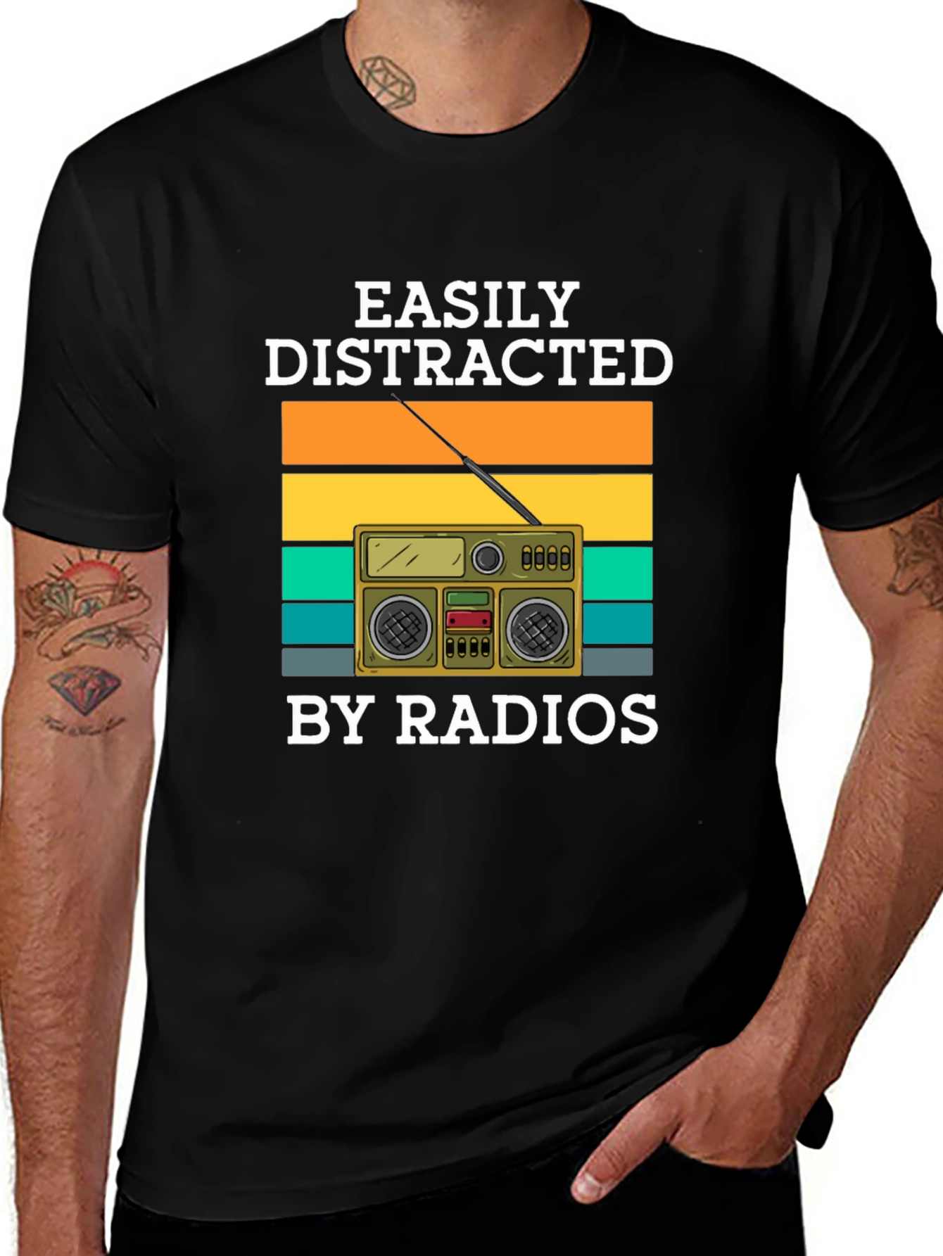 Easily Distracted By Radios T-Shirt