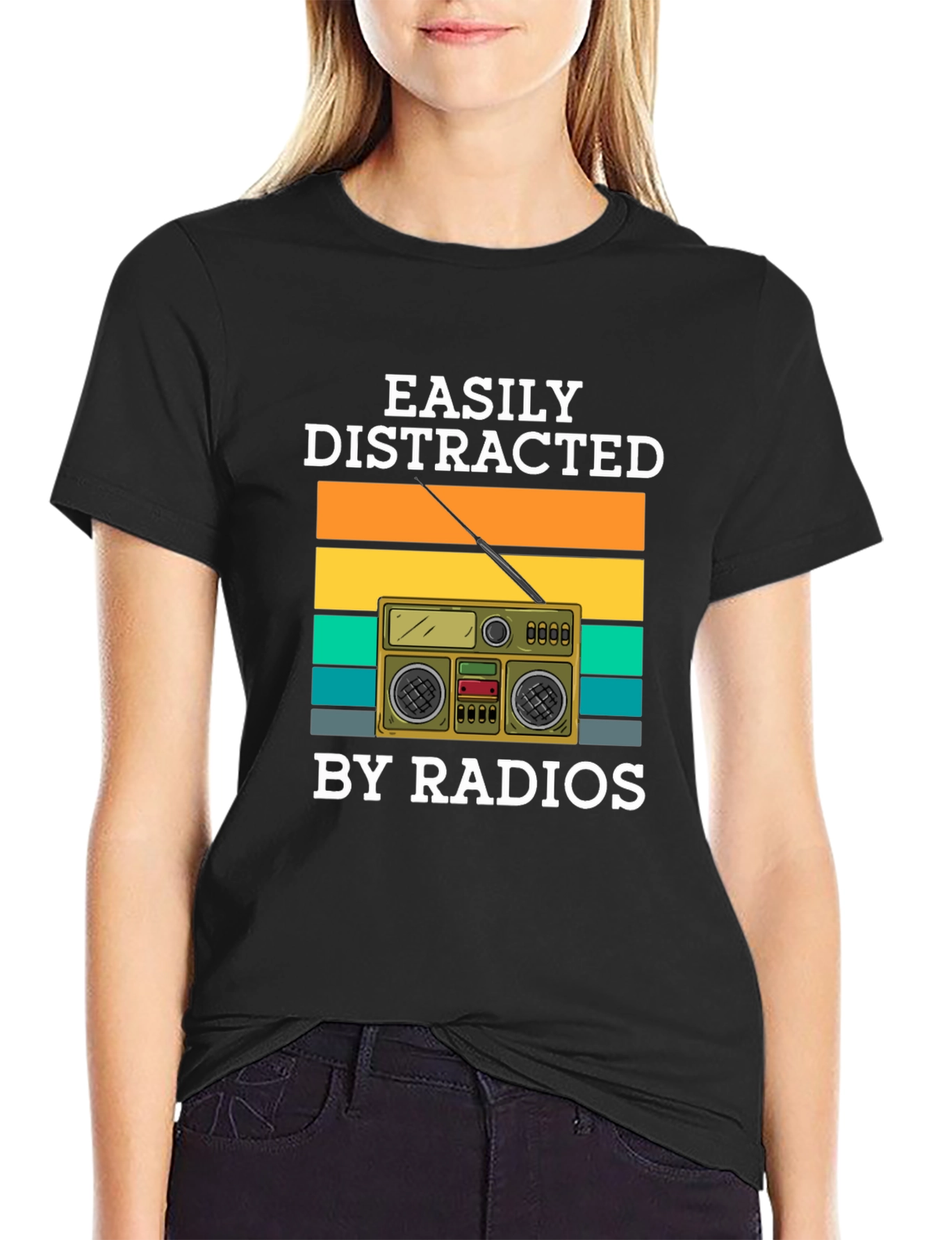 Easily Distracted By Radios T-Shirt