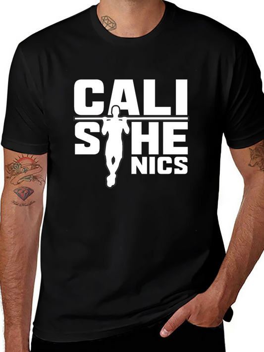 Calisthenics Black T-Shirt - Fitness Apparel