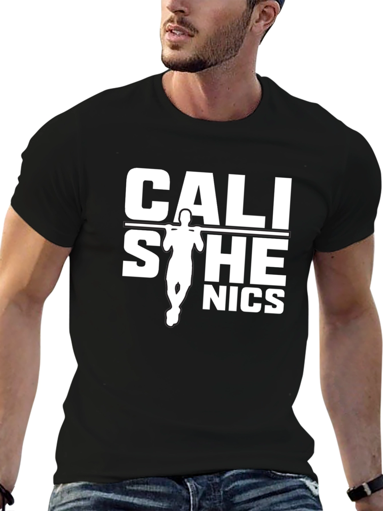 Calisthenics Black T-Shirt - Fitness Apparel